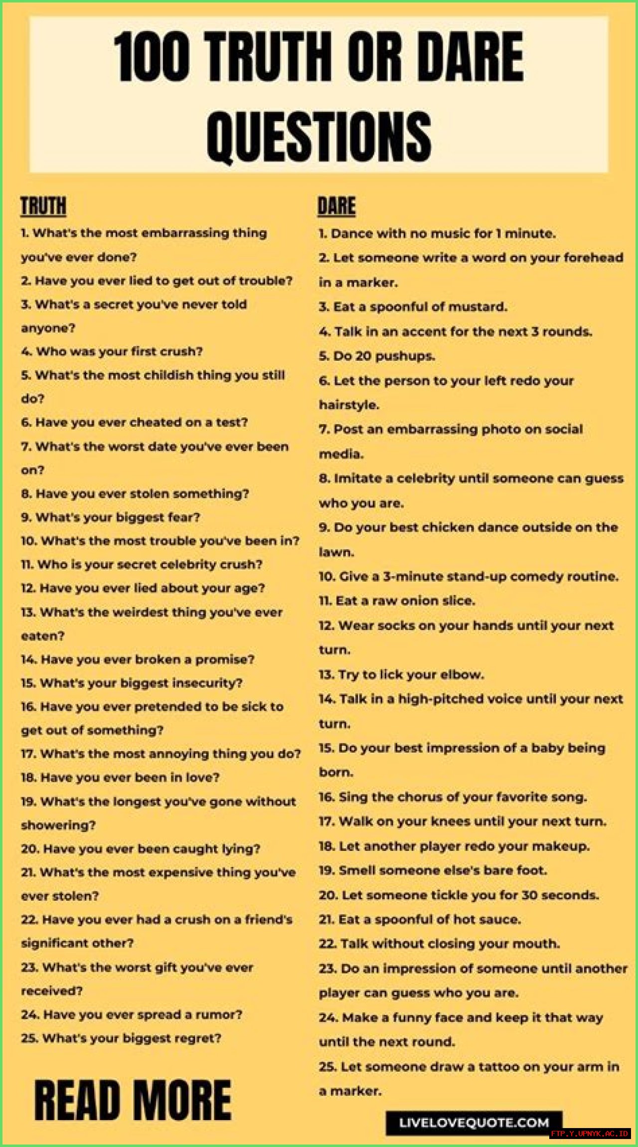 50+ Epic Dare Questions To Make Your Heart Race