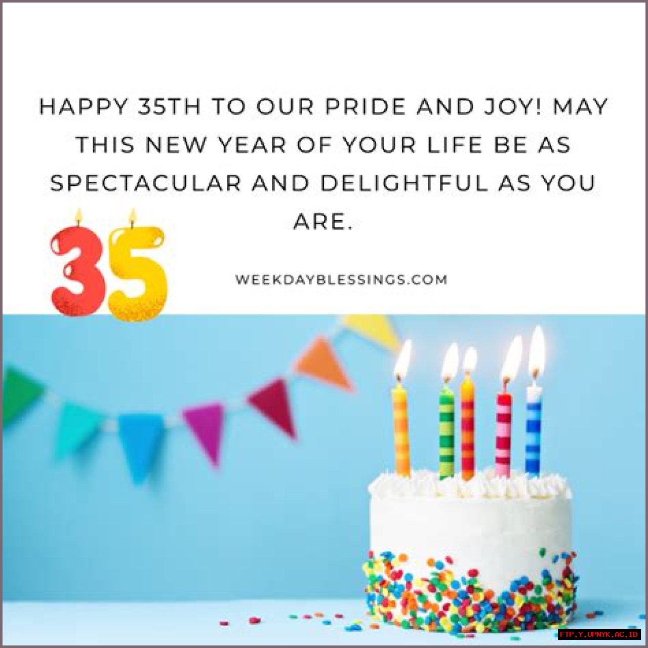 A Bucket Of 35th Birthday Wishes: May Your Day Be Filled With Joy And Blessings!