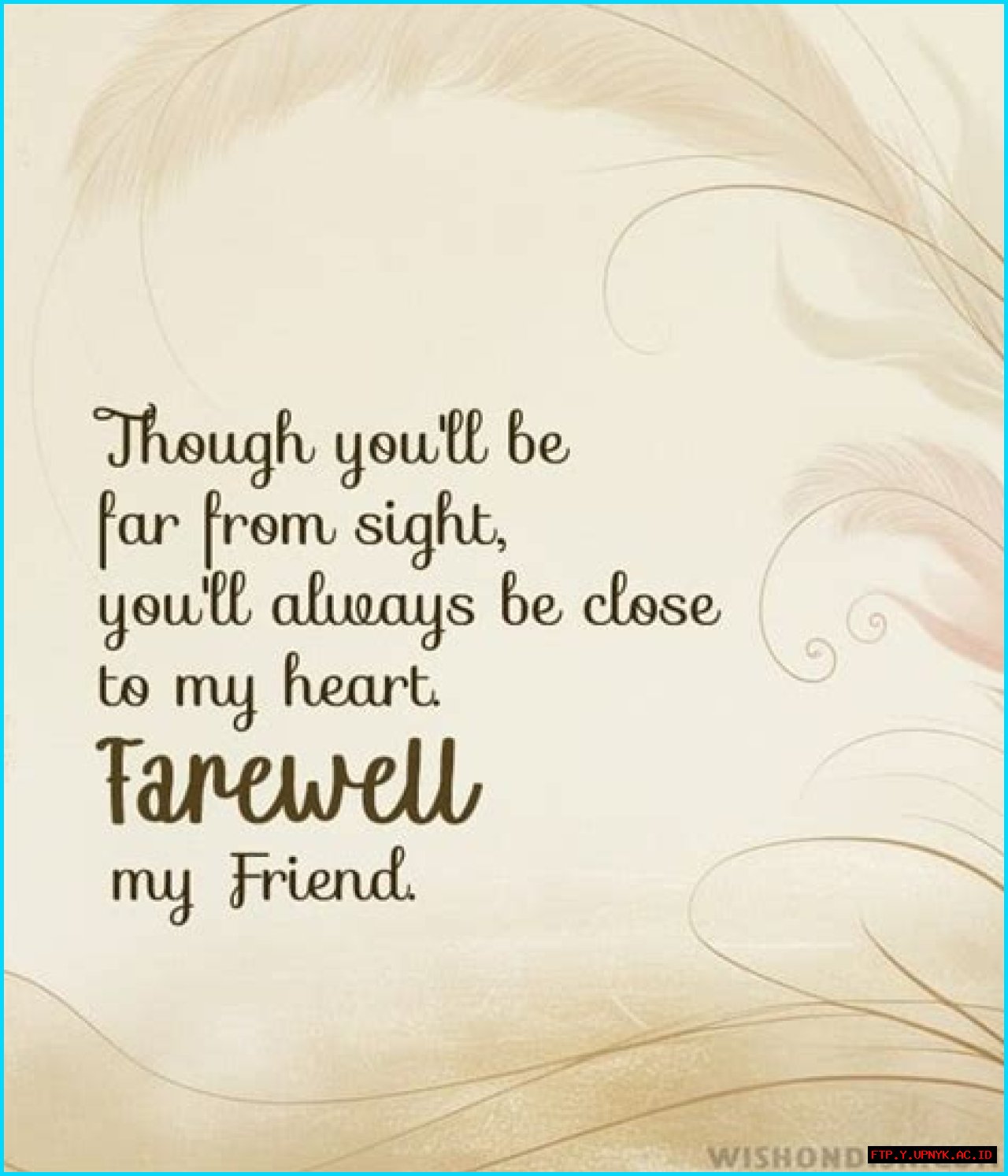 A Letter From The Heart: A Message To A Departed Friend