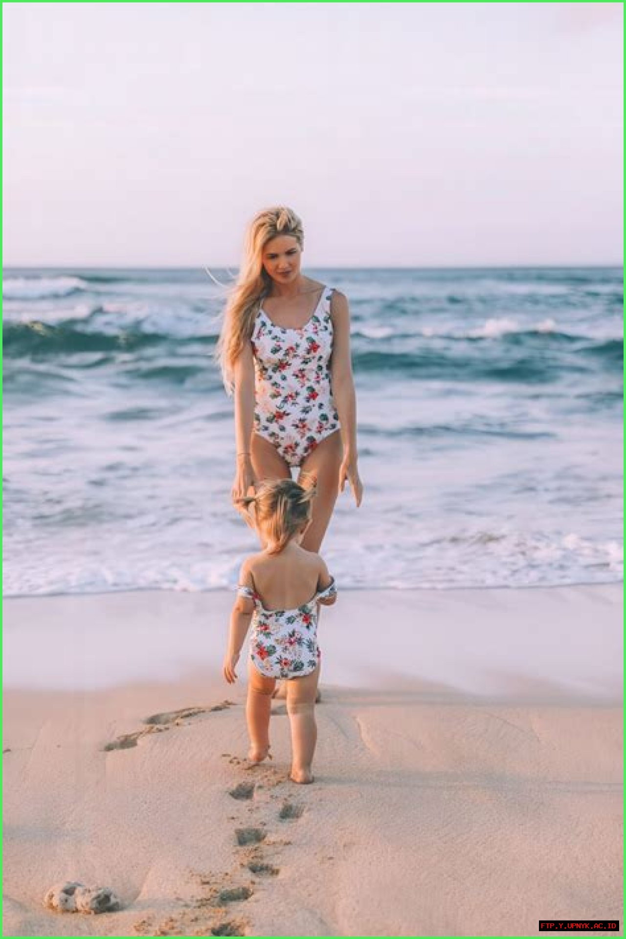 Adorable Matching Swimsuits For Mom And Daughter: Style And Comfort Combined!