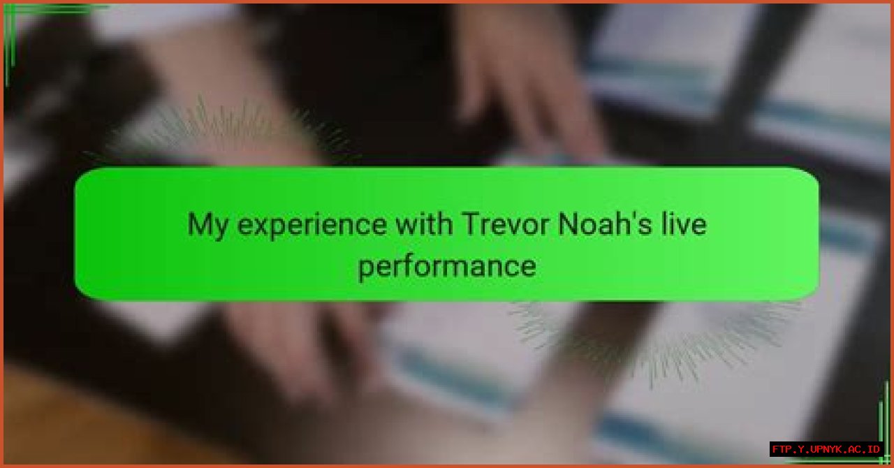 Attend Trevor Noah's Spectacular Performance At The Hippodrome