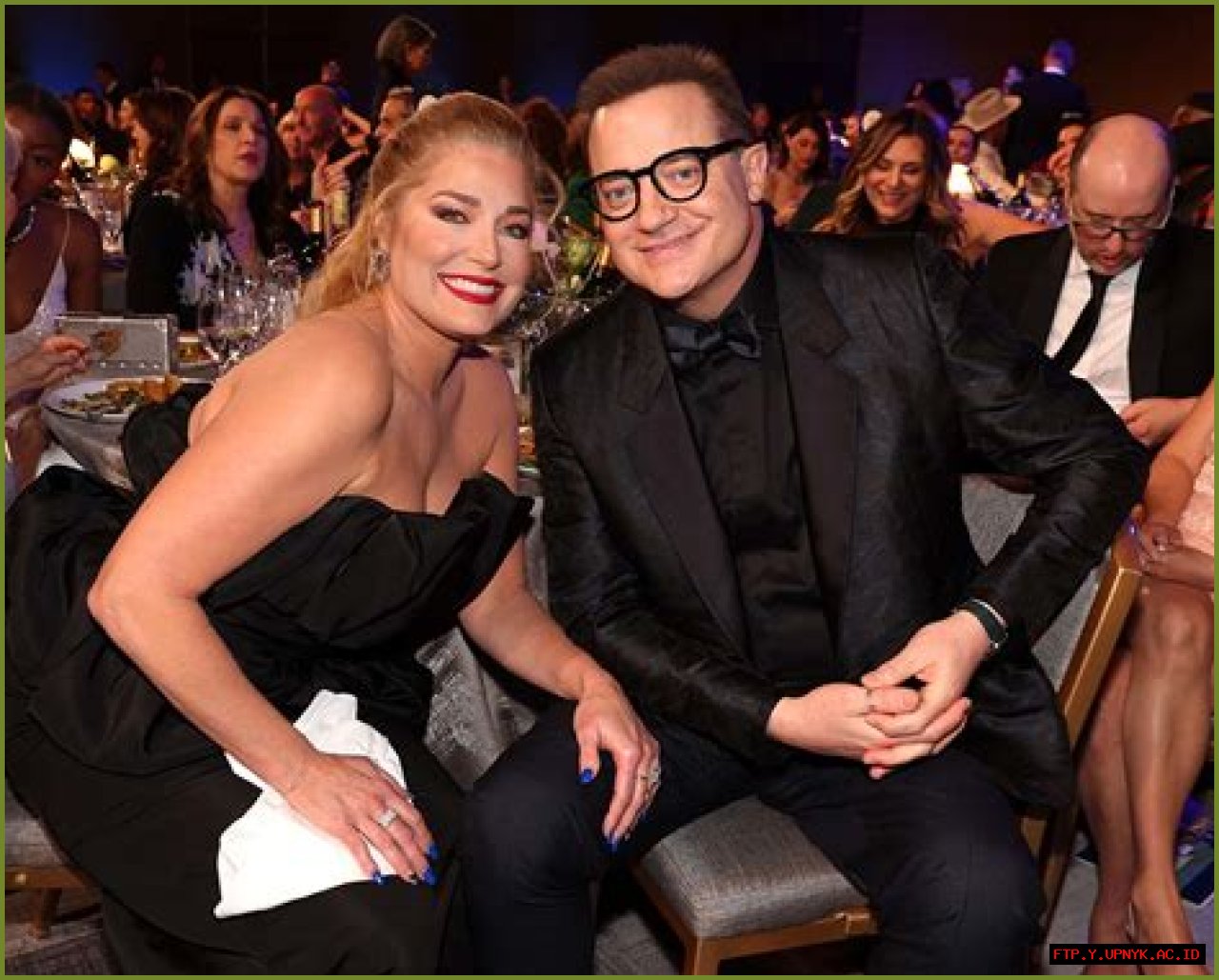 Brendan Fraser And Wife Share A Look Of Love