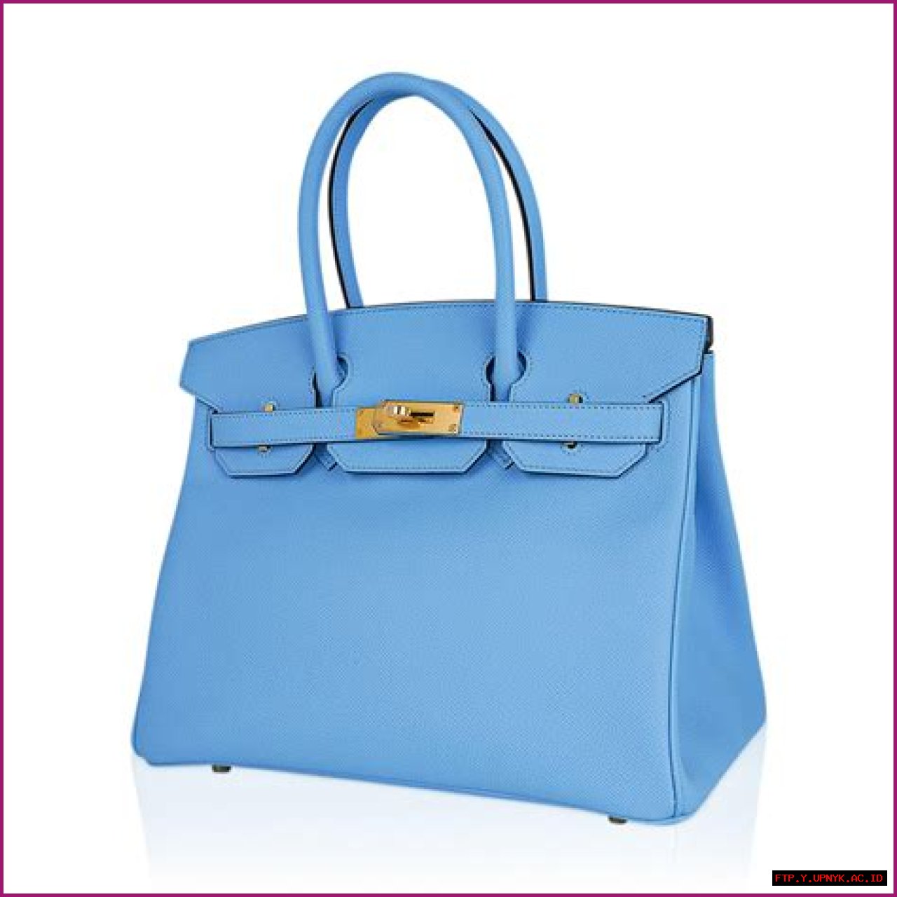 Captivating Blue Birkin Bag From The House Of Herms