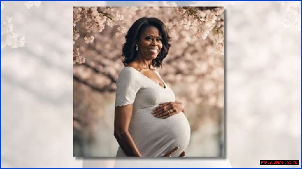 Captivating Moments: Photos Of Michelle Obama When She Was Pregnant