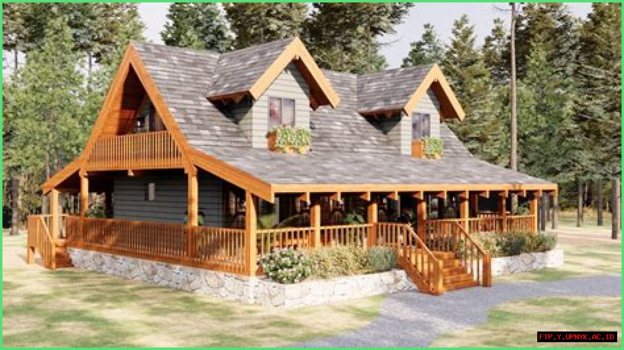 Cozy Small Cabin With Serene Wrap-Around Porch