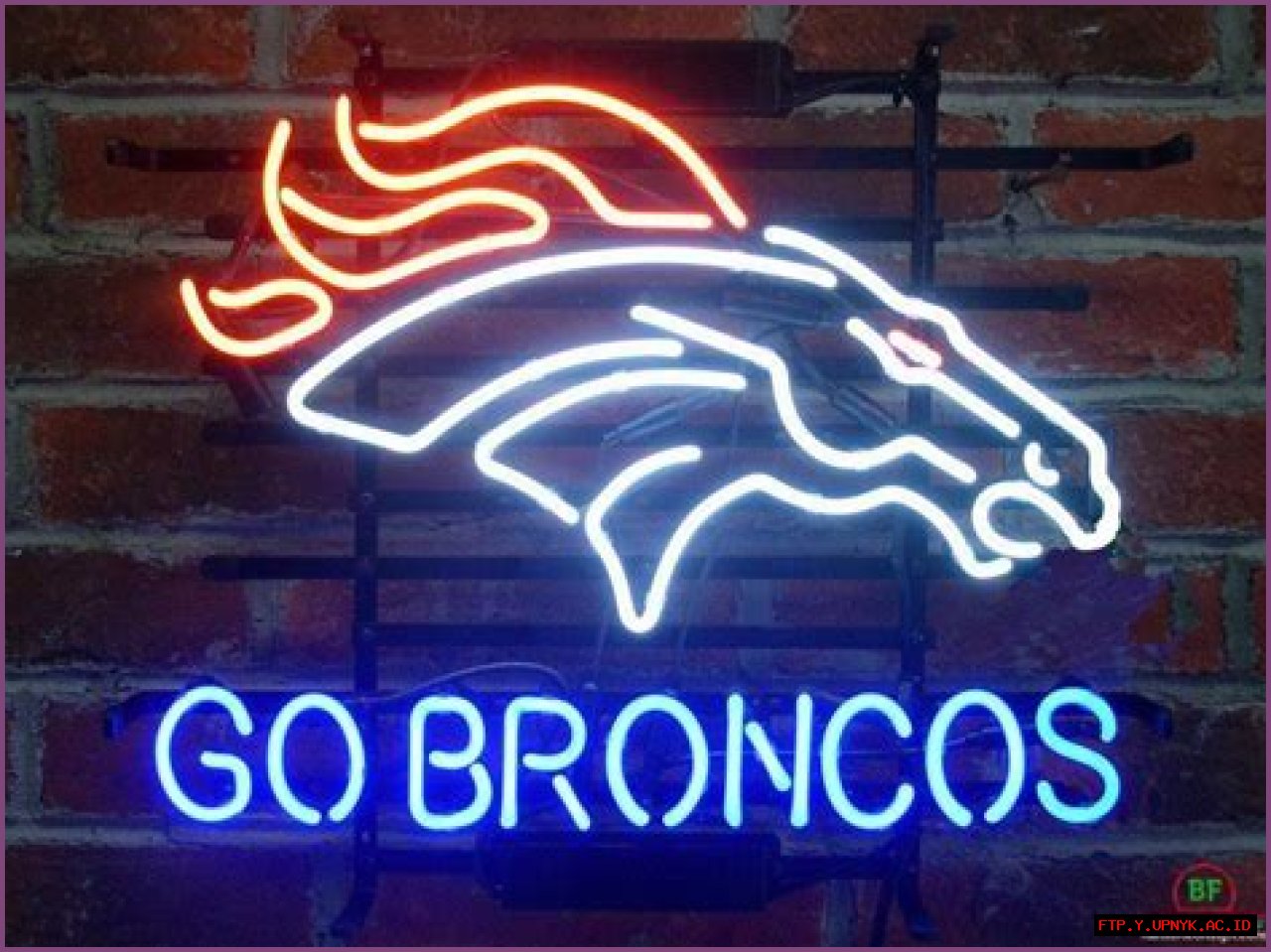 Customize Your Space With A Dazzling Denver Broncos Neon Sign