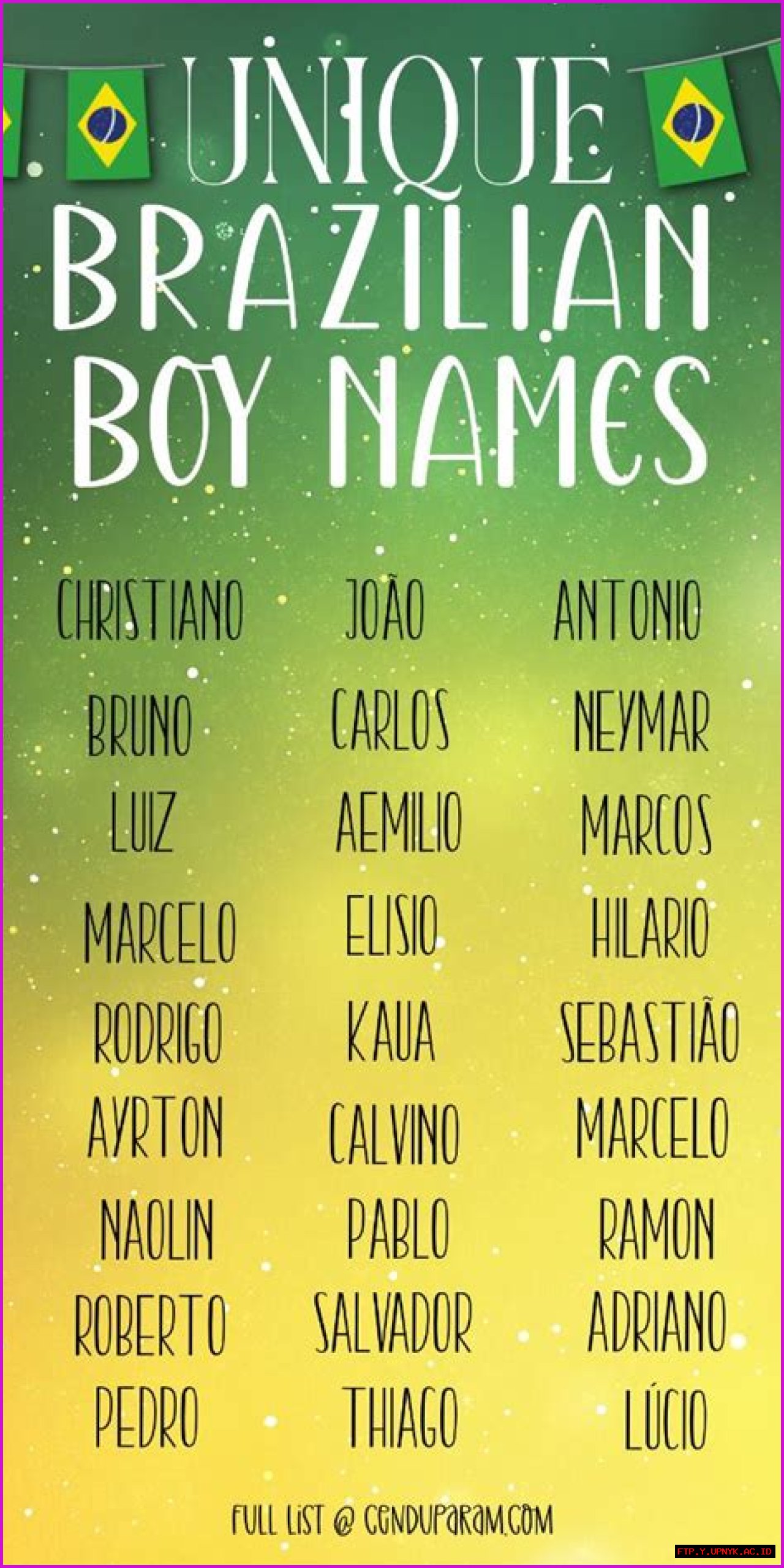 Discover The Enchanting World Of Brazilian Names For Boys