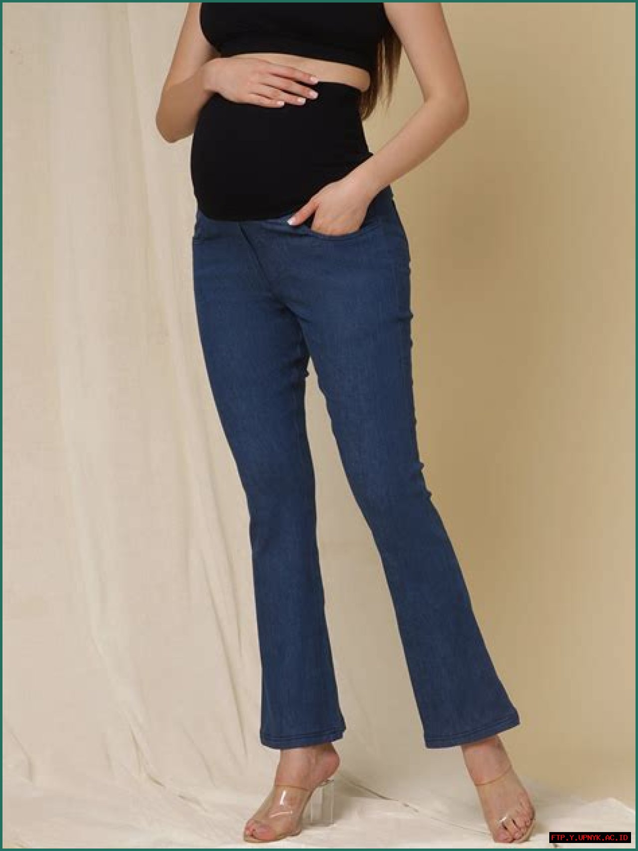 Discover The Perfect Fit: Long And Flowing Bootcut Maternity Jeans