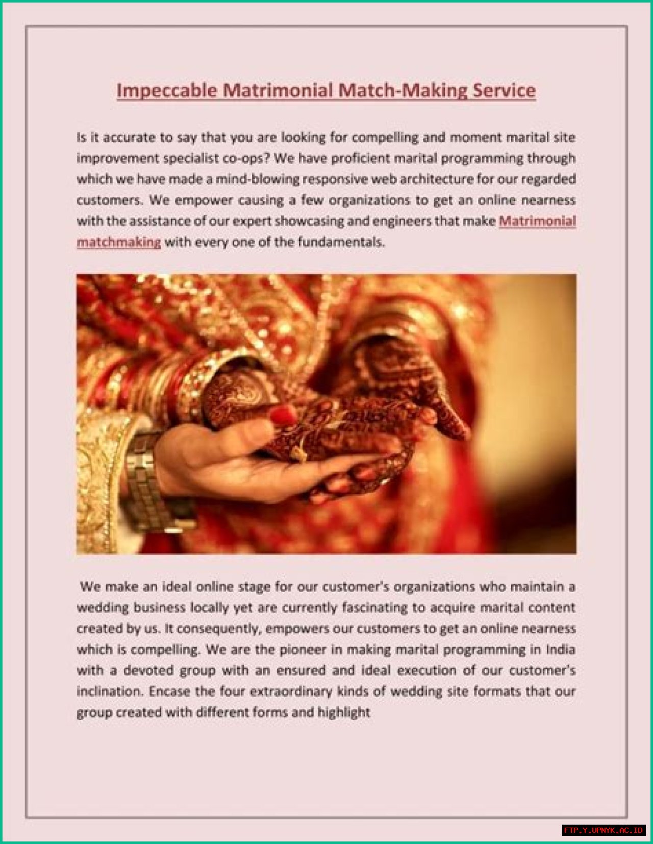 Discover Your Matrimonial Match With A 'B Jones Style Husband'