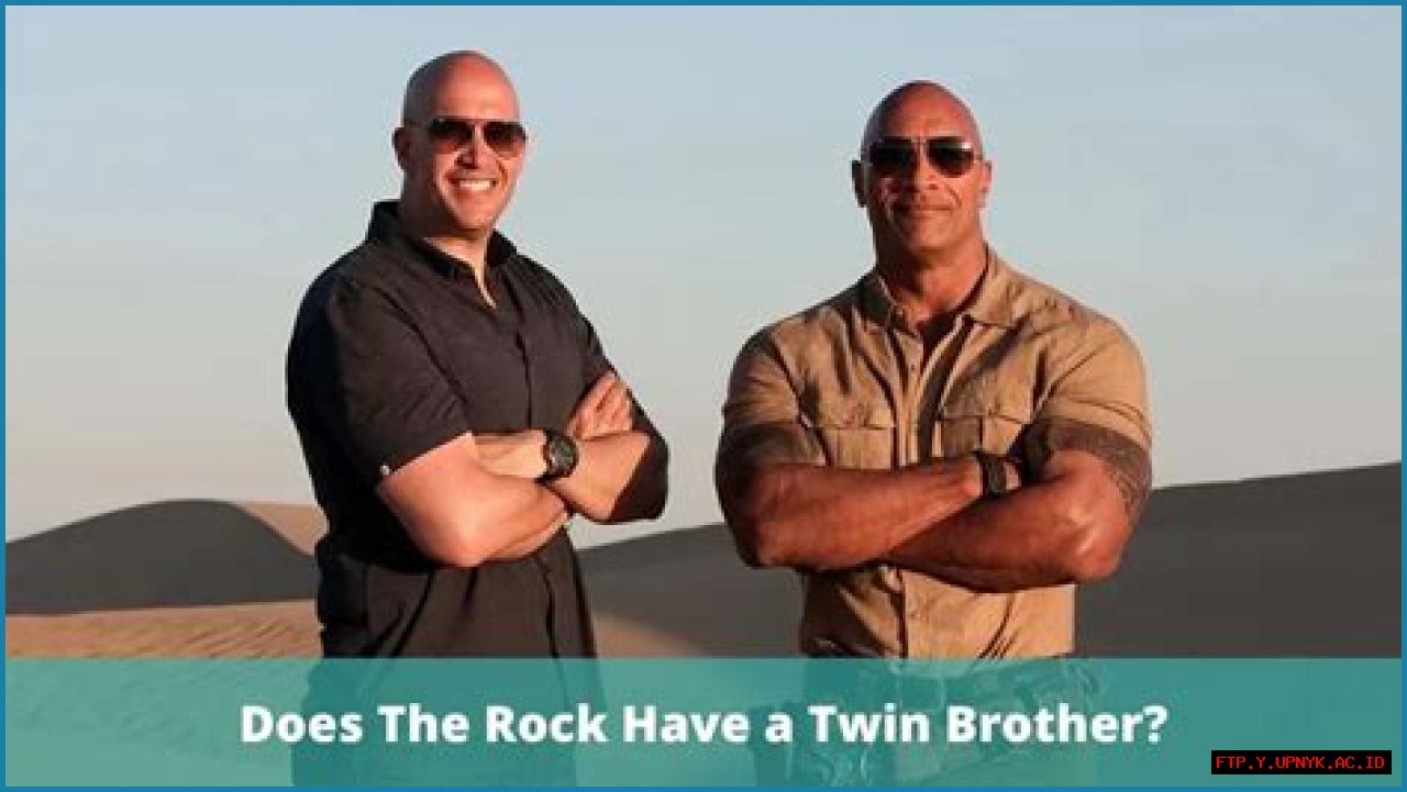 Does The Rock Look Like His Twin Brother?