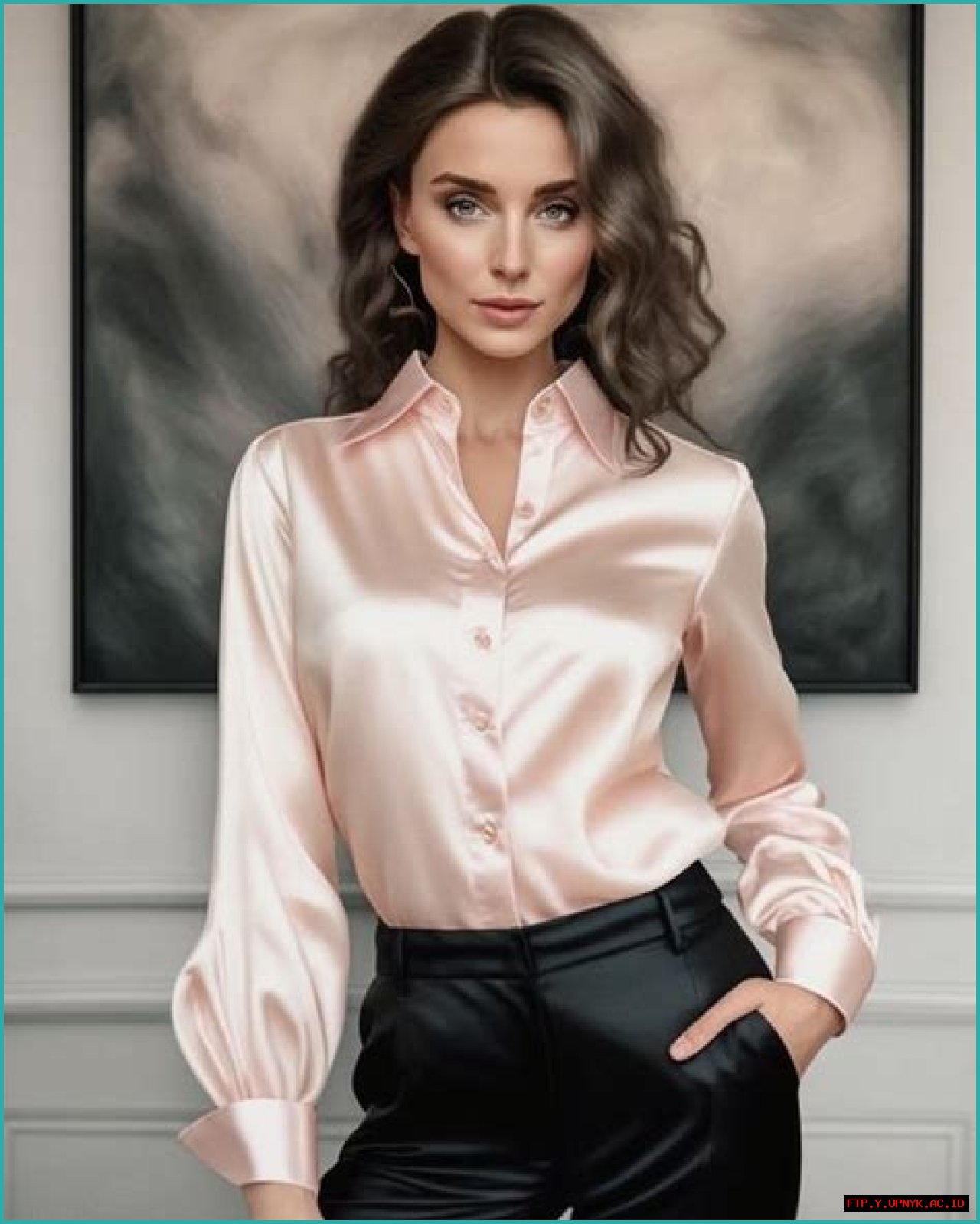 Elegant Silk Blouses With Delicate Ruffles