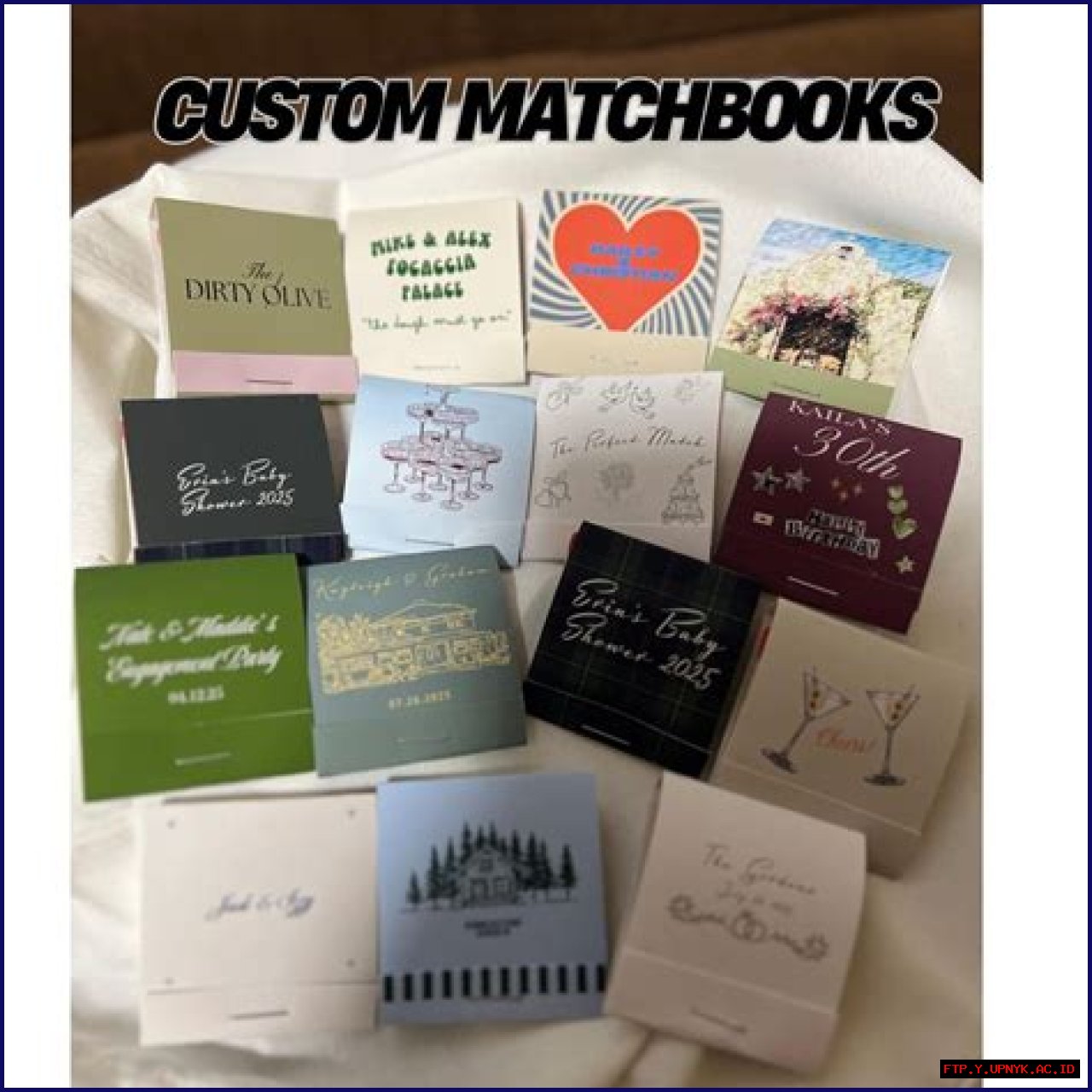 Elegant Wedding Match Books For Your Perfect Match