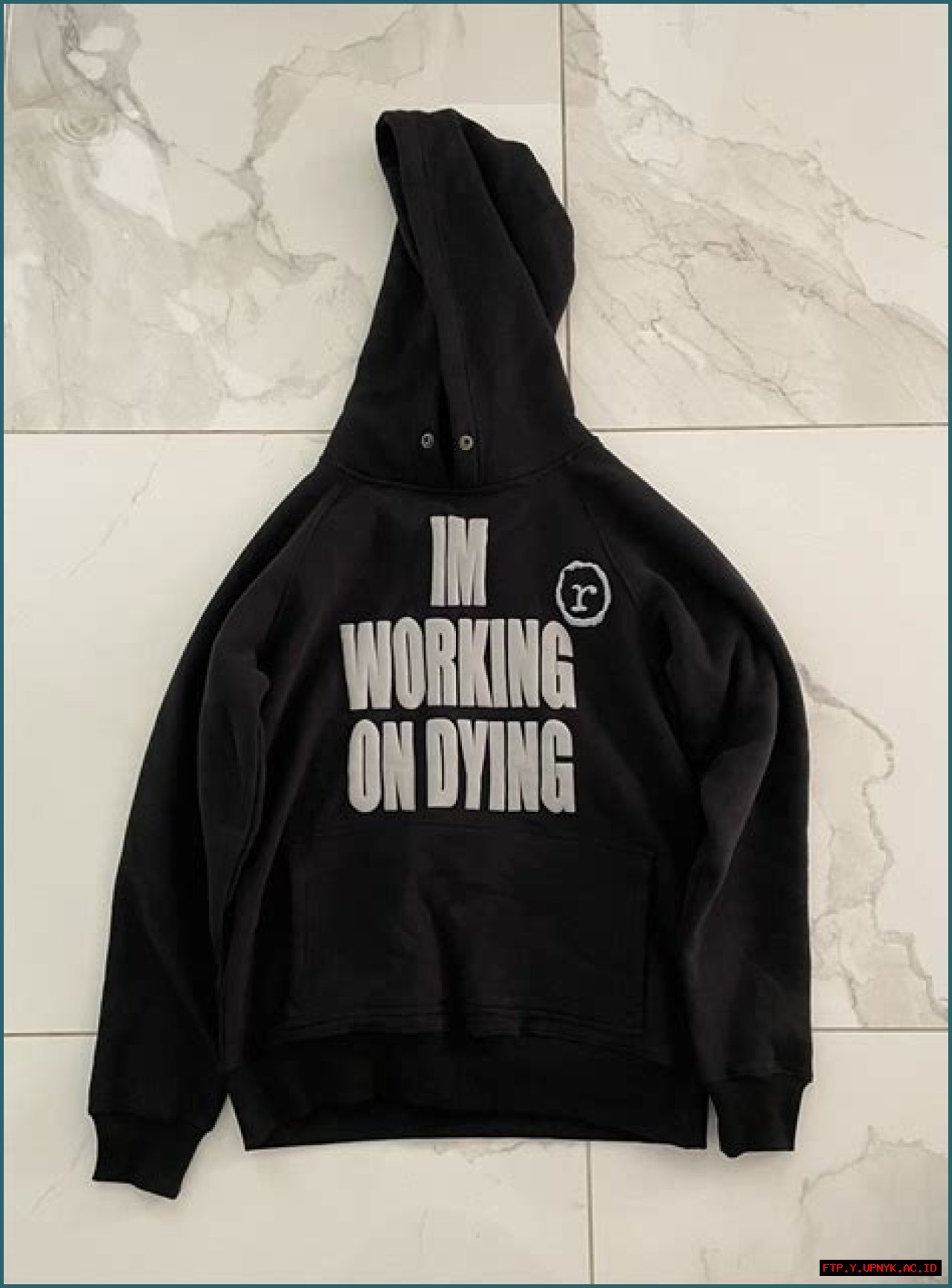 Embrace Death In Style: 'I'm Working On Dying' Hoodie