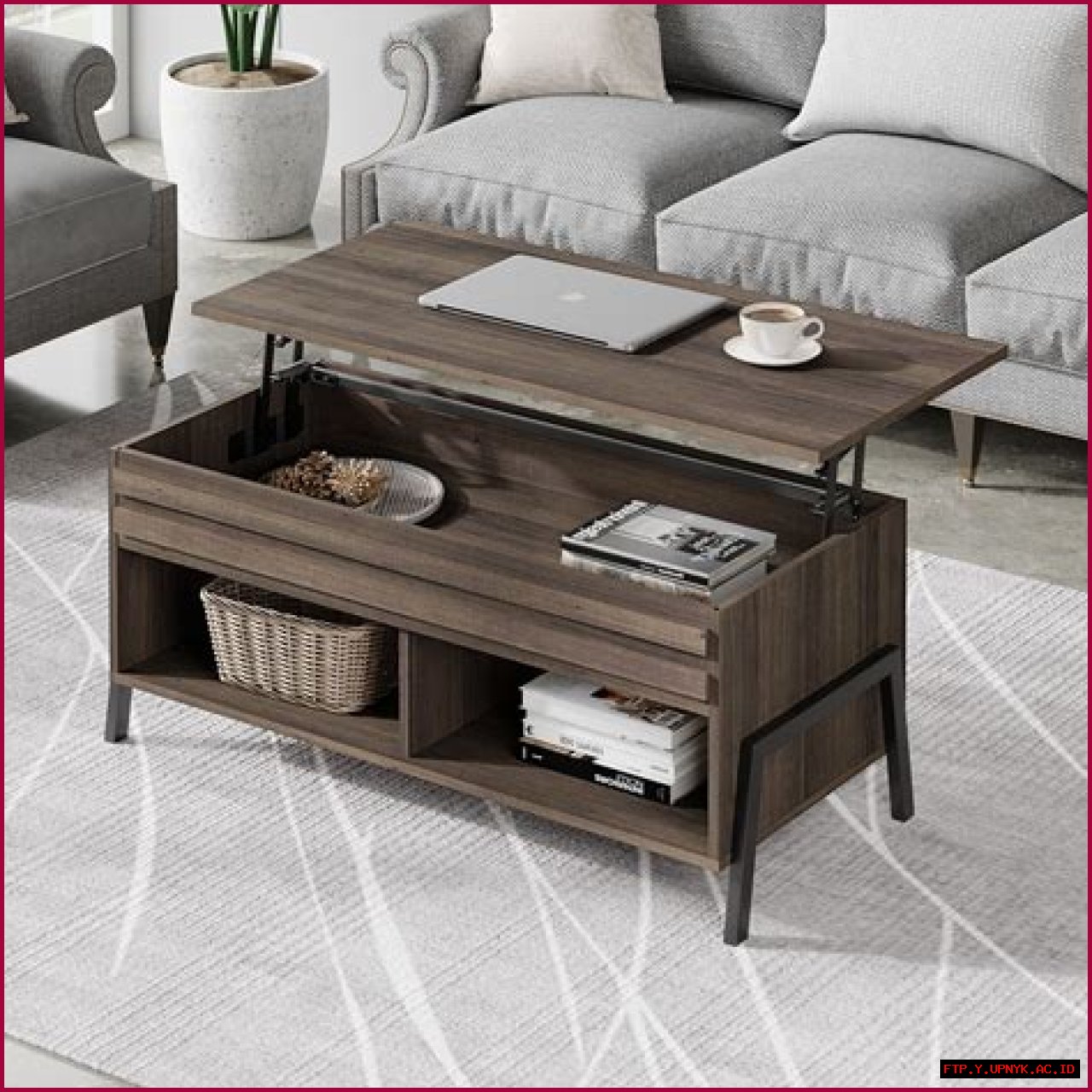 Enhance Your Living Space: Rectangle Lift Top Coffee Tables For Modern Convenience