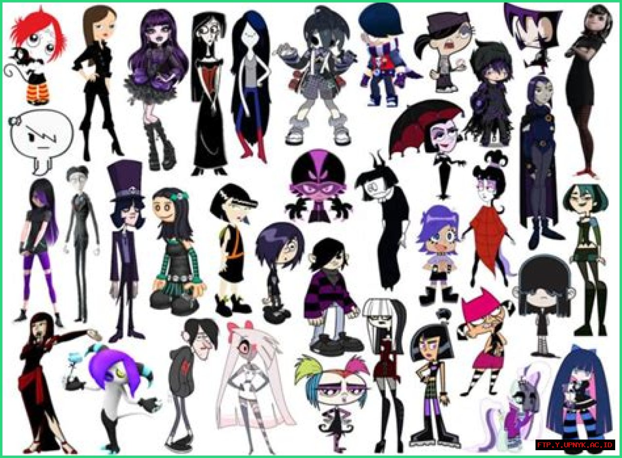 Enigmatic Emo Characters In The Animated World