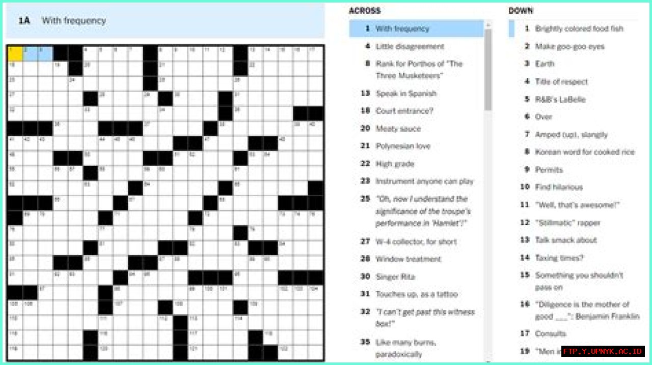 Find The Parson's House In Our Exclusive Crossword Puzzle