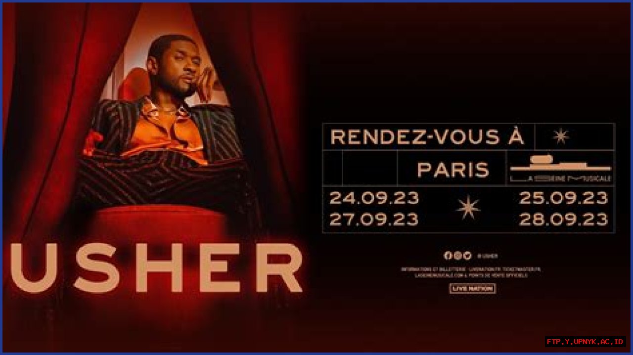 Find Unforgettable Usher In Paris Tickets Today!