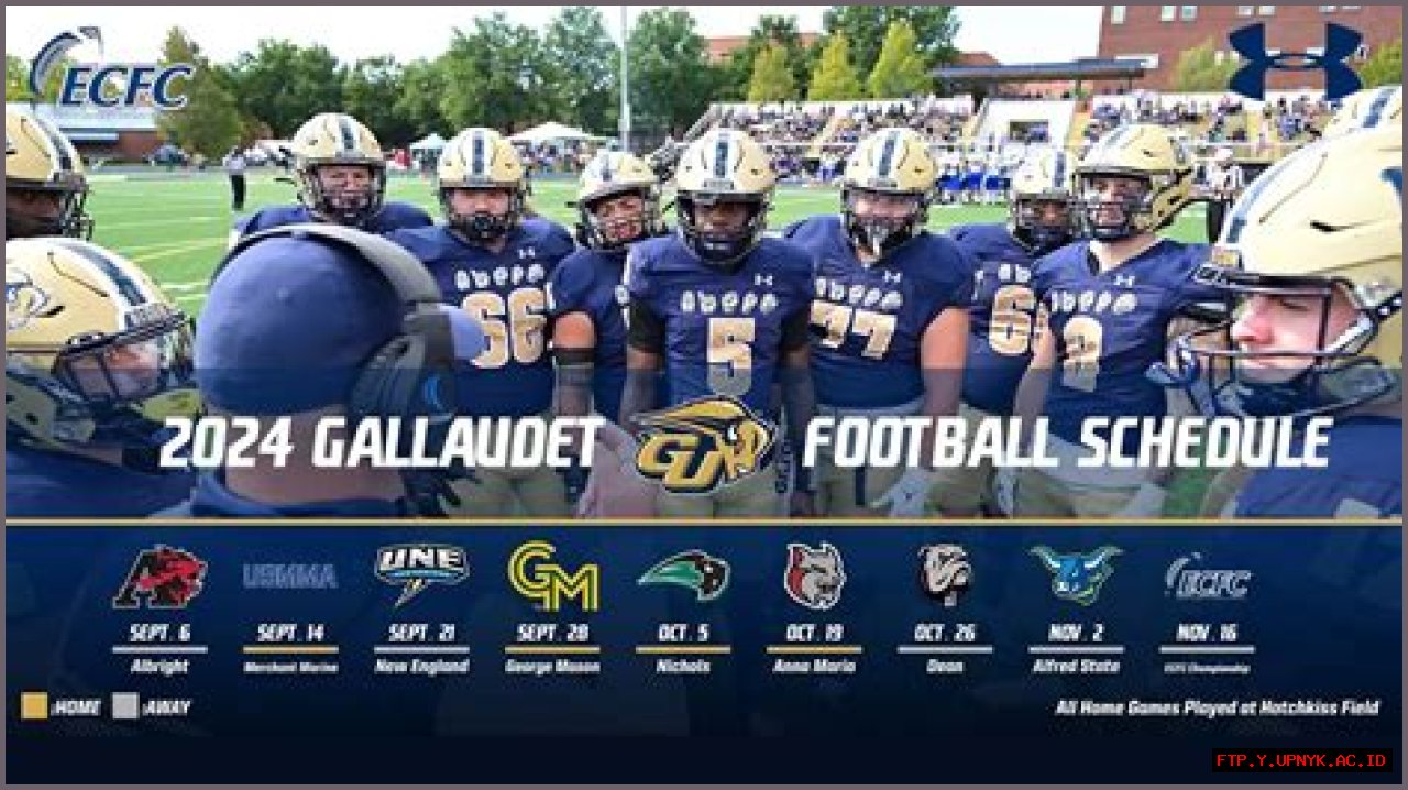 Gallaudet Football Schedule: Stay Updated On Upcoming Bison Games