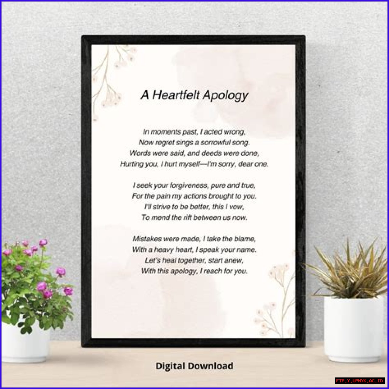 Heartfelt Apologies To Mend The Bond