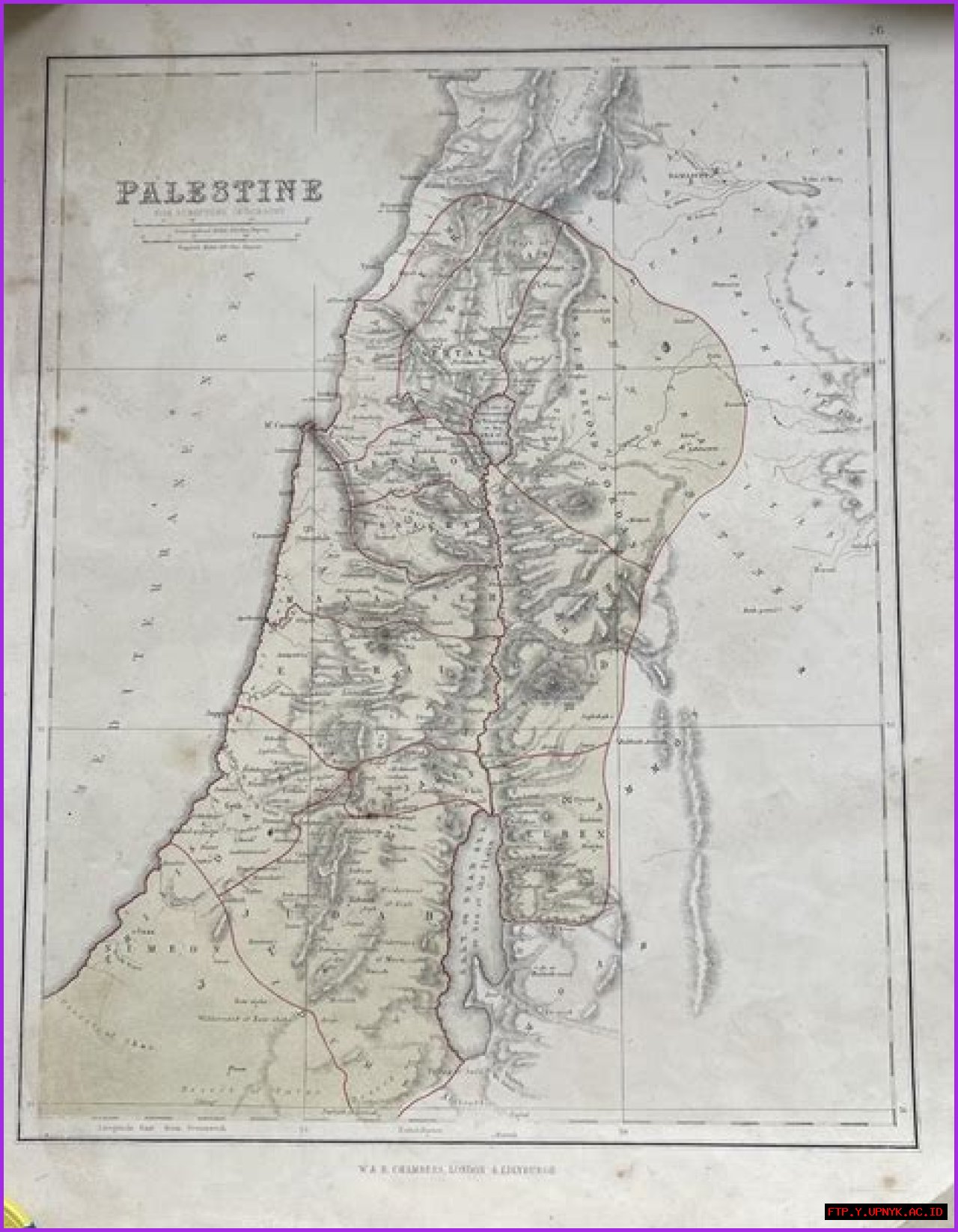 Historical Maps Of Palestine: Uncovering The Region's Past | 1800s Maps