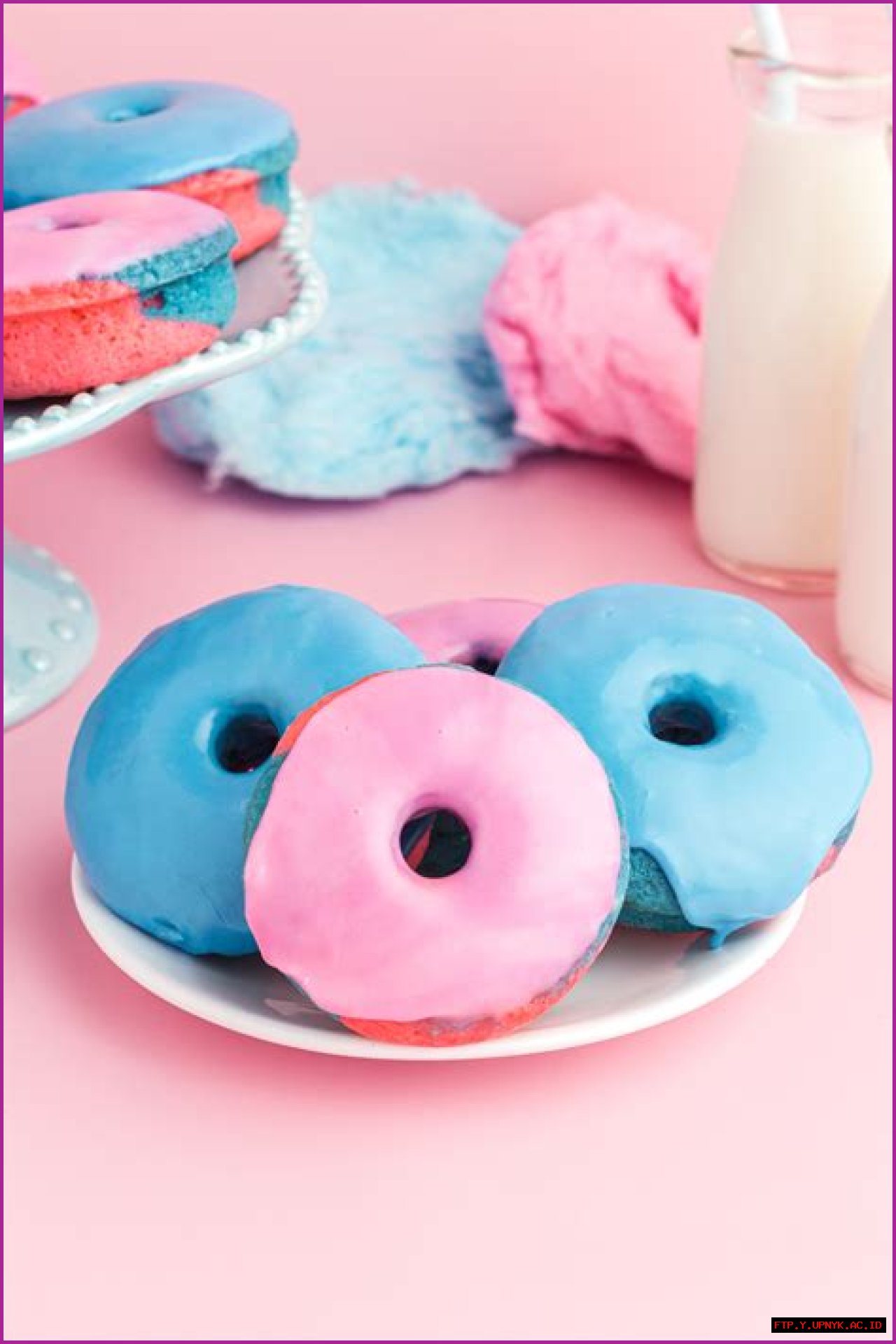 Indulge In Fluff-Filled Delights: Cotton Candy Donuts For An Enchanted Sweet Treat