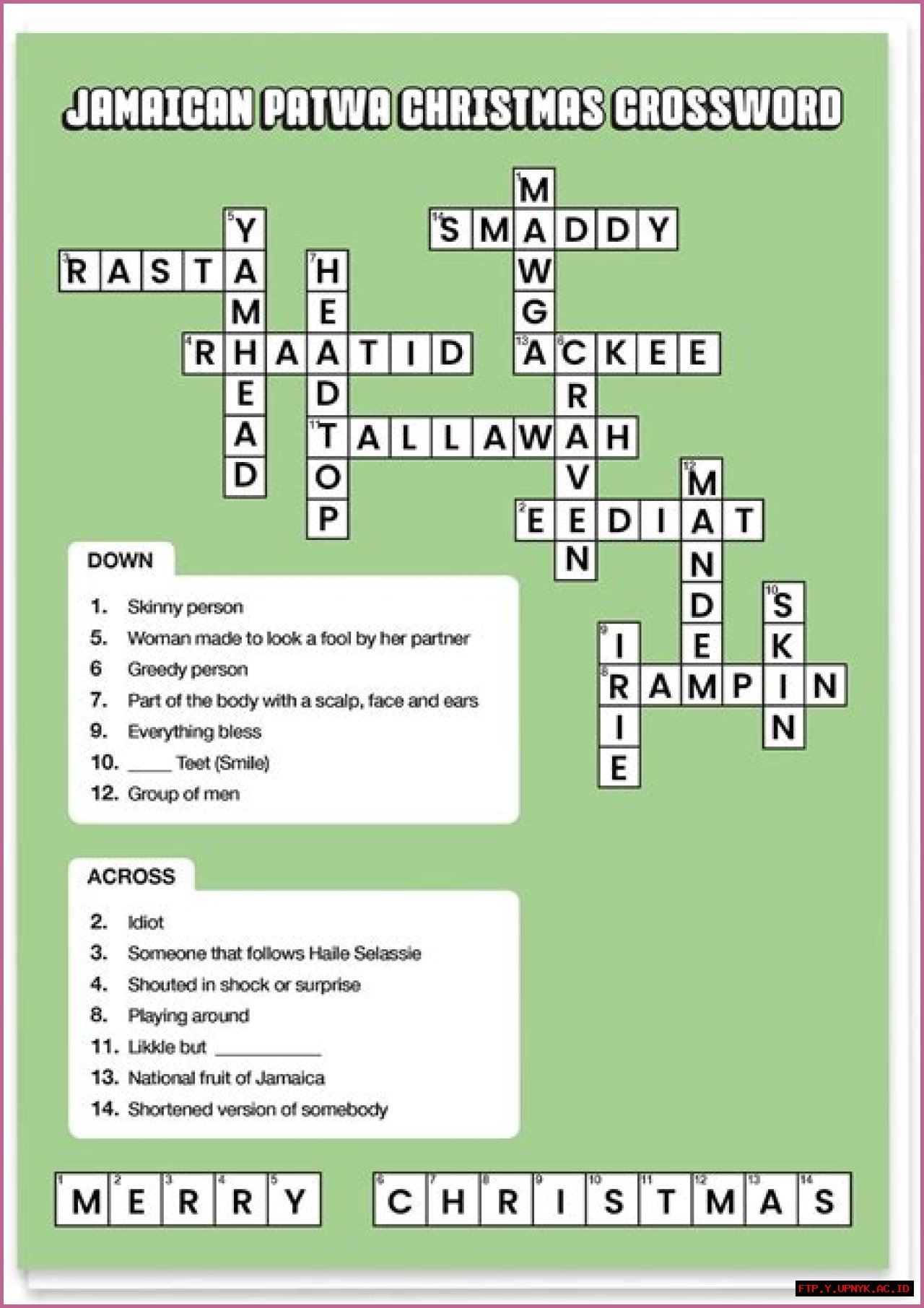Jamaican Export Crossword: Test Your Knowledge