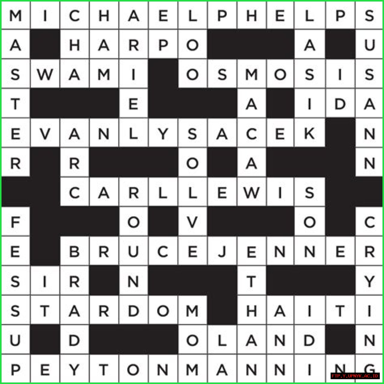 January Honoree Crossword: Solve The Puzzle