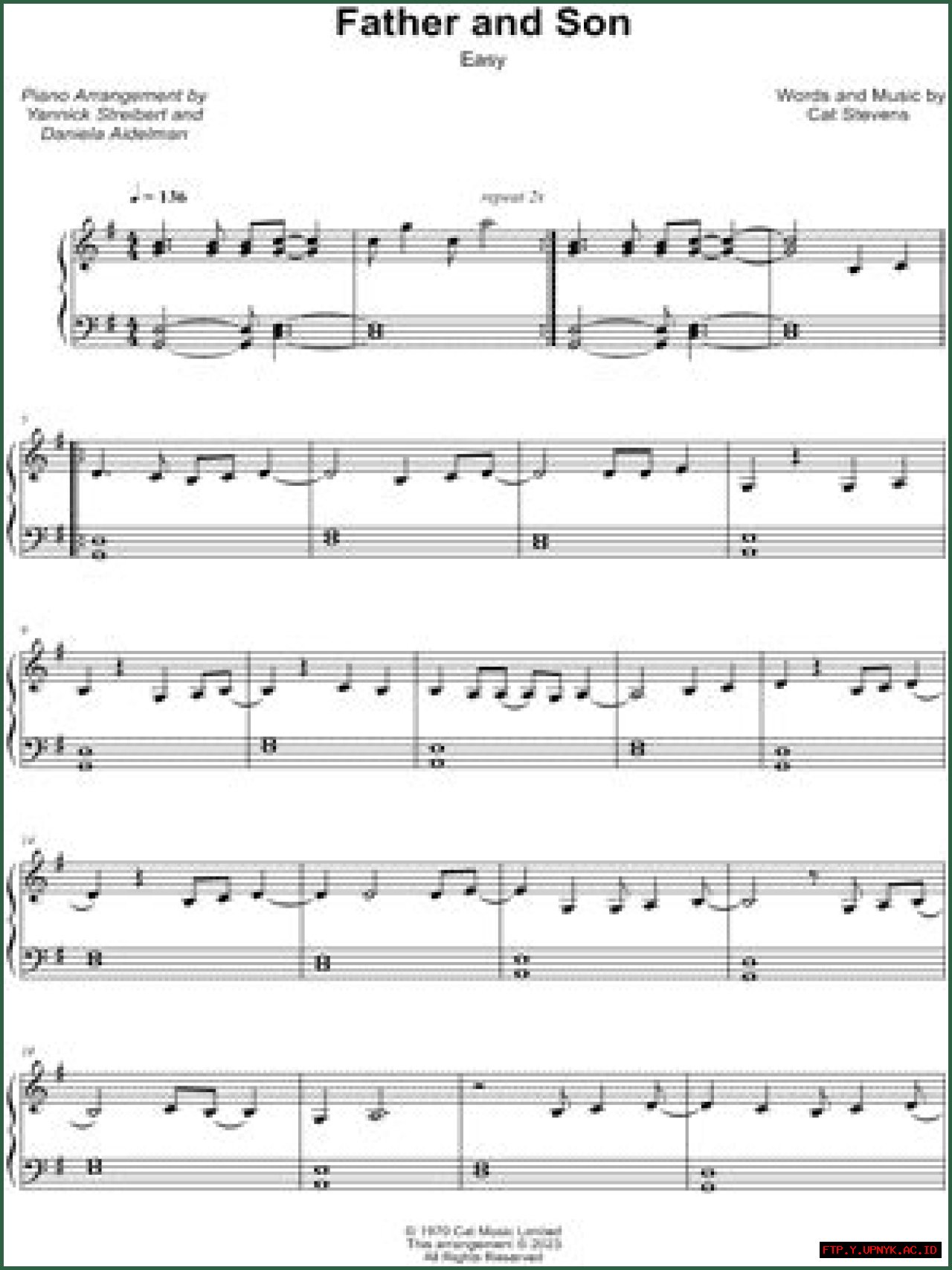 Masterful Father And Son Music Sheets: A Timeless Duet