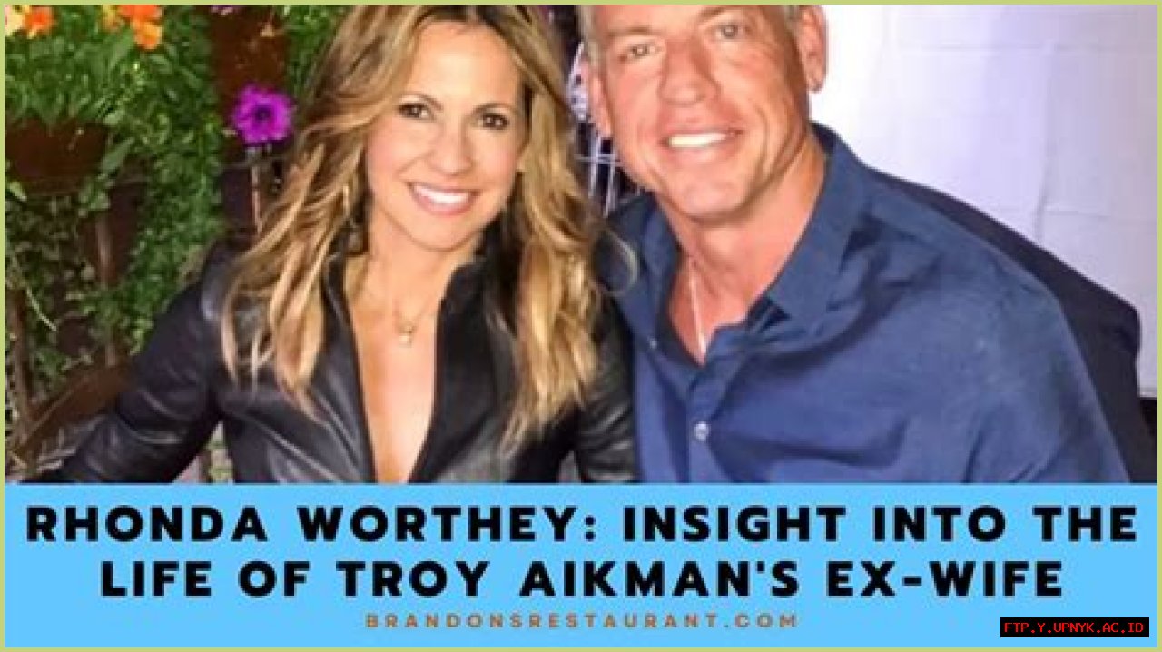 Meet Rhonda Worthey: Former Wife Of NFL Legend Troy Aikman