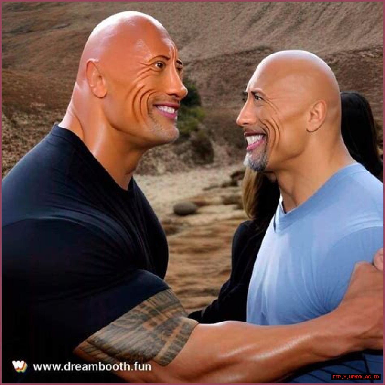 Meet The Rock's Remarkable Twin Brother