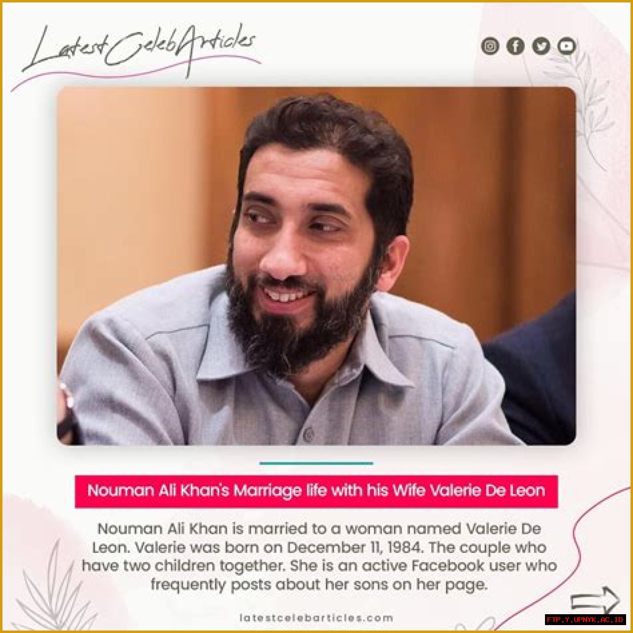 Nouman Ali Khan And Valerie De Leon: A Marriage Story