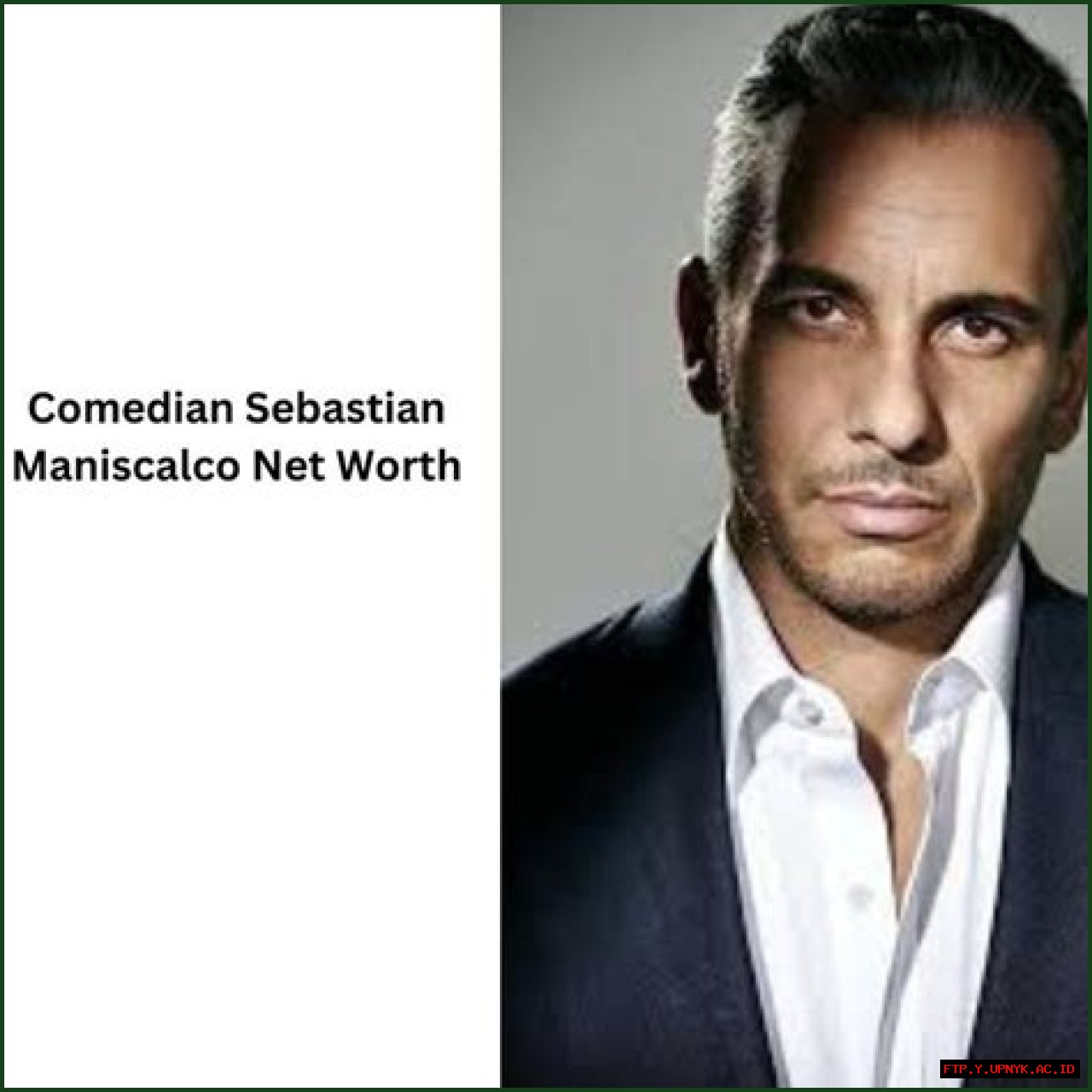 Sebastian Maniscalco: Uncover The Comedian's Net Worth