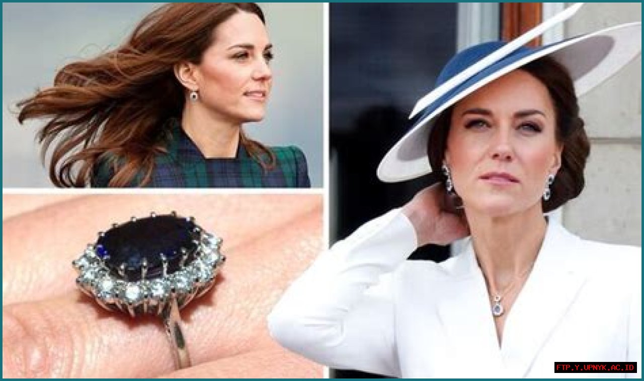 Showcase The Elegance Of Princess Kate's Sapphire Ring | Majestic Gemstone Jewelry