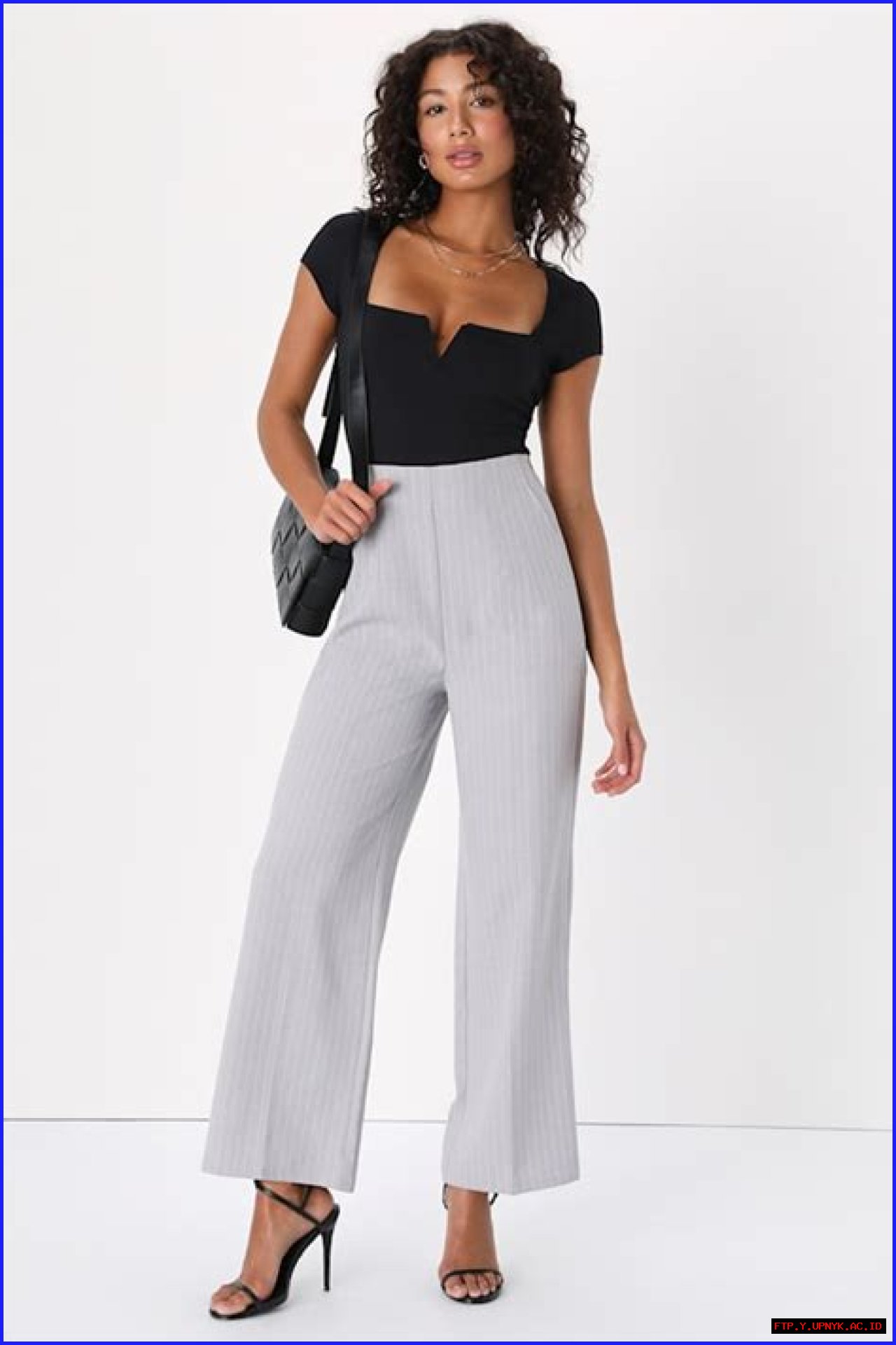 Sophisticated Style: Find Your Perfect Grey Pinstripe Pants For Women
