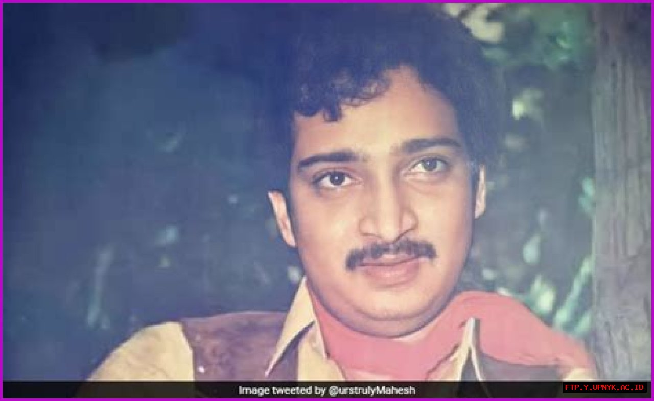 The Legendary Actor Ramesh Babu: A Legacy Of Excellence In Indian Cinema