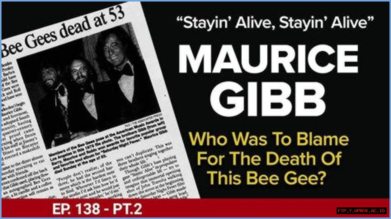 The Mysterious Circumstances Behind The Death Of Maurice Gibb