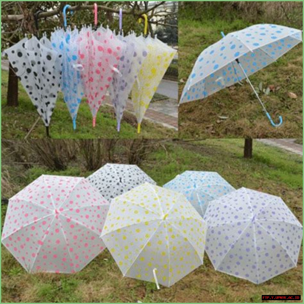 The Perfect Polka Dot Clear Umbrella For All Your Rainy Day Needs