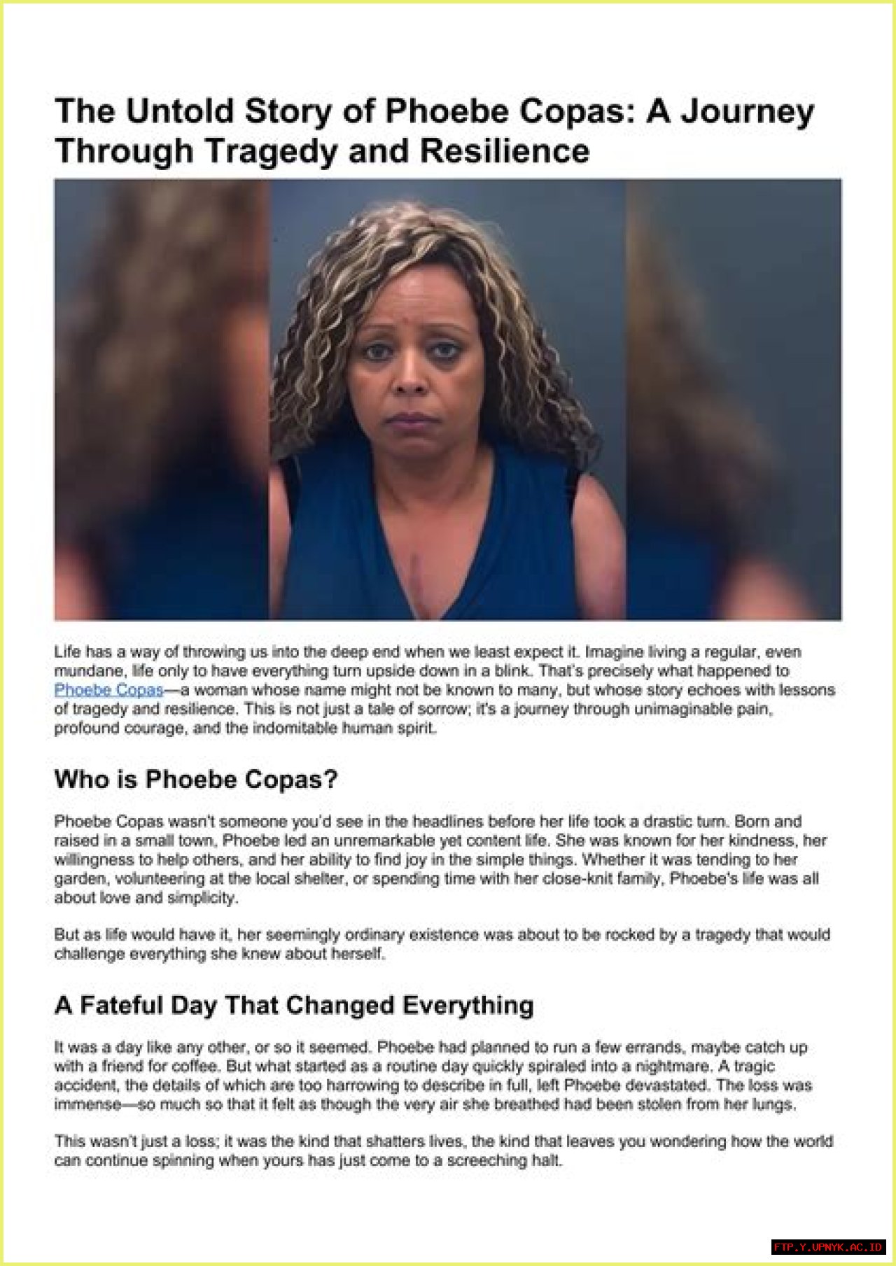 The Trial Of Phoebe Copas: A Tragedy Unfolds