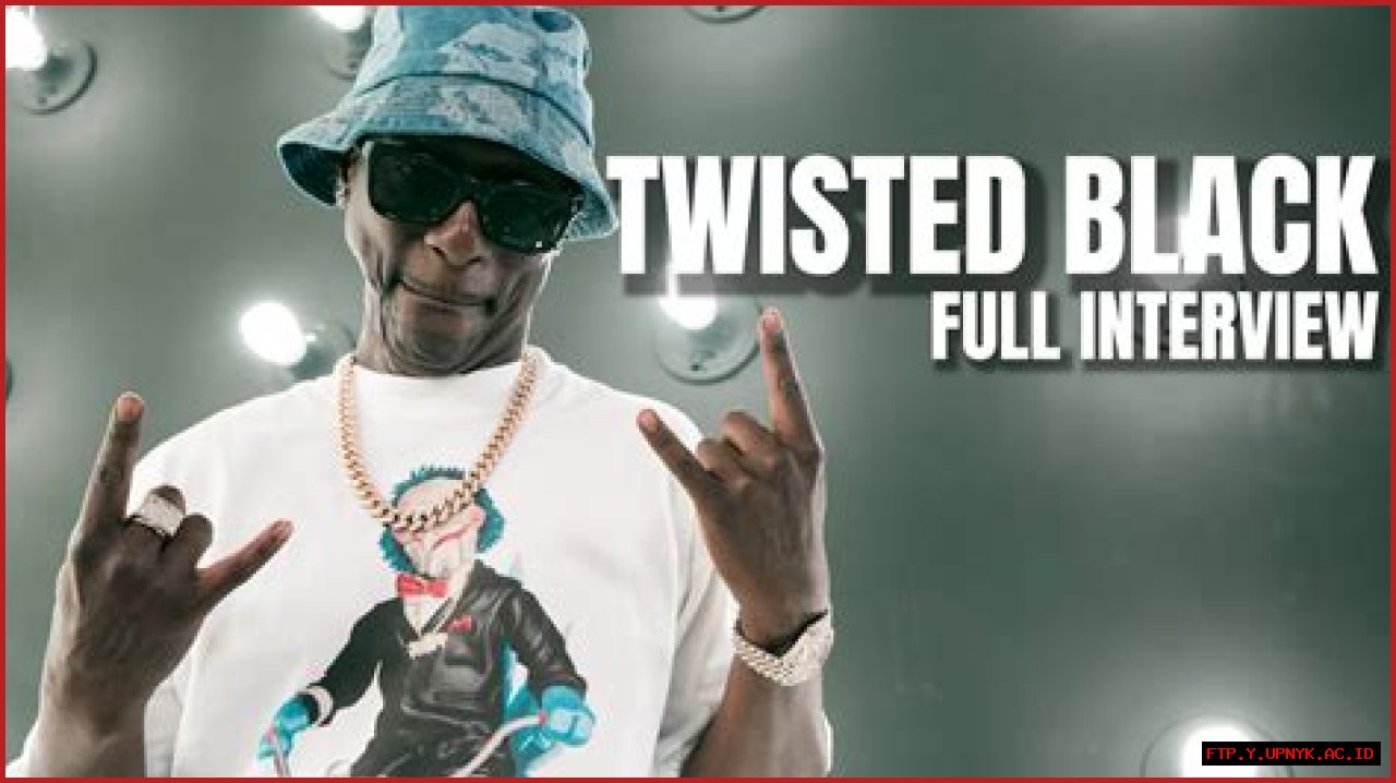 The Twisted World Of The Twisted Black Rapper