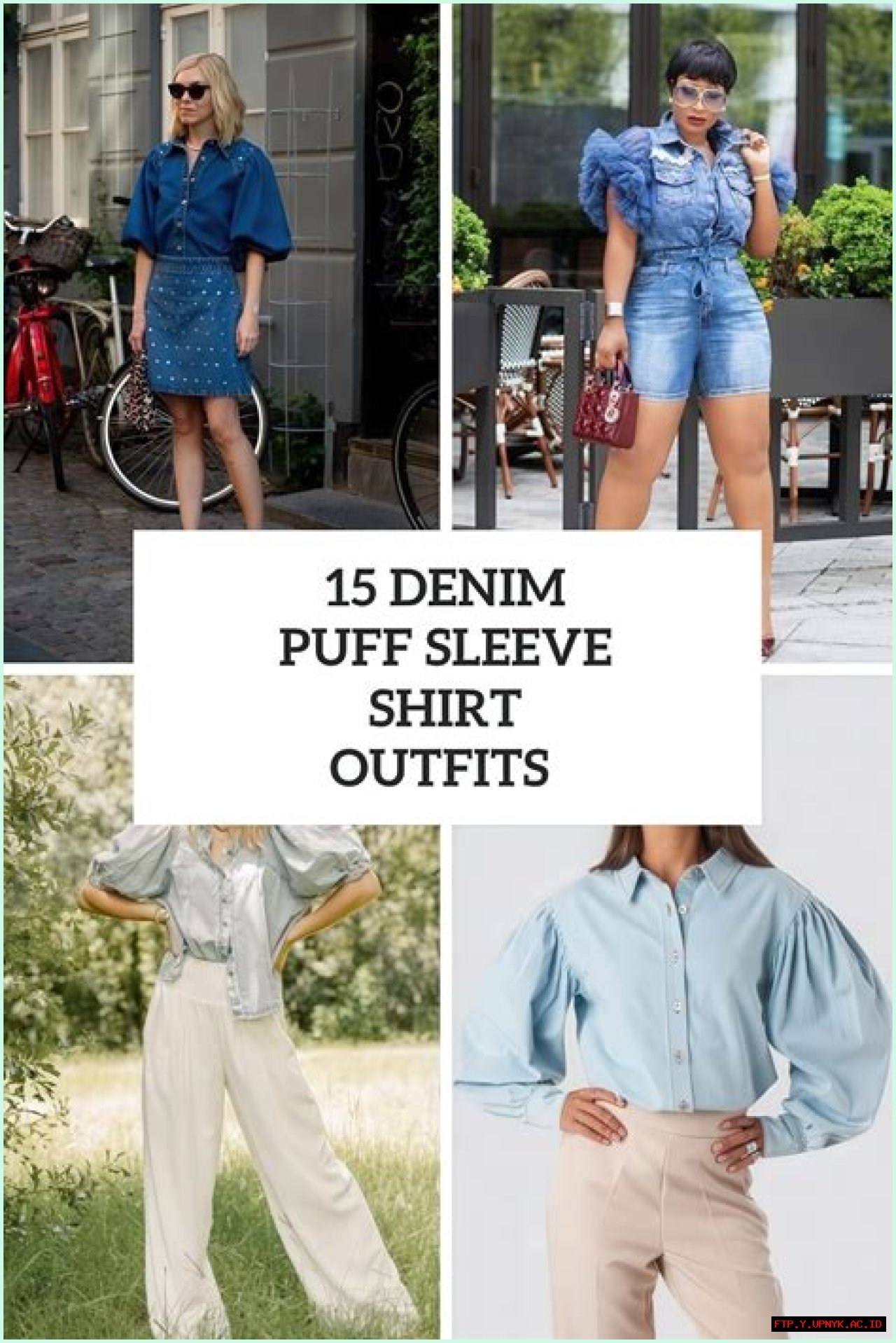 The Ultimate Guide: Elevate Your Style With Denim Puff Sleeve Shirts