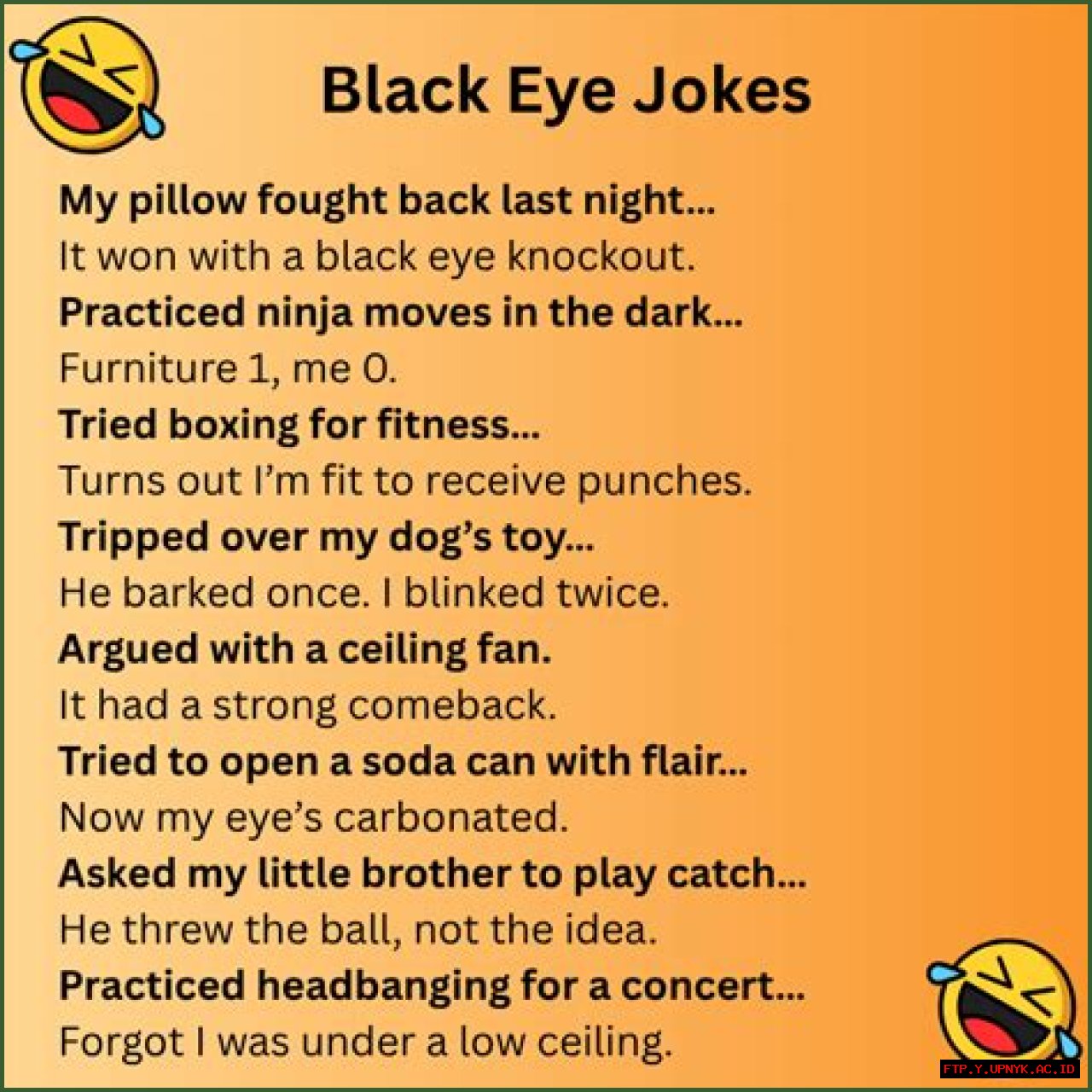 The Ultimate Guide To Black Eye Jokes: Laughs For Days