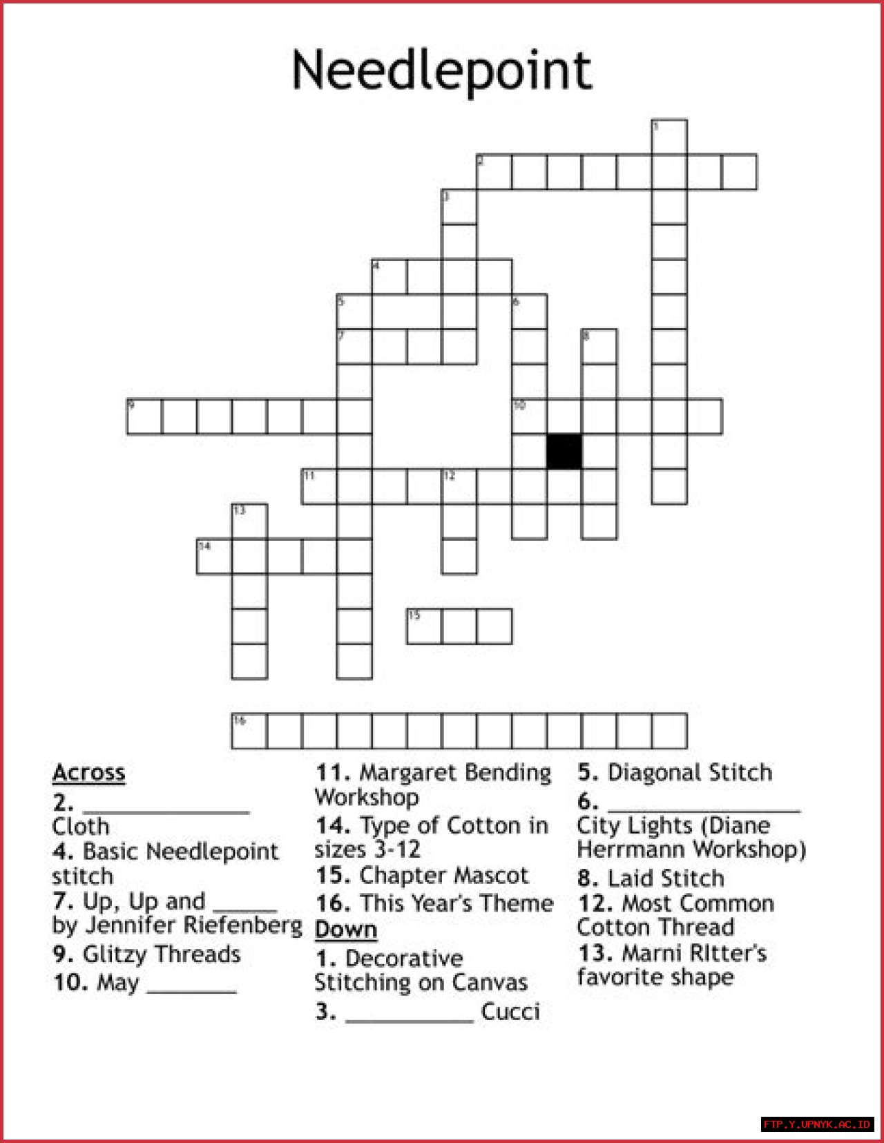 The Ultimate Guide To Needlepoint Crossword Puzzles: Techniques And Tips