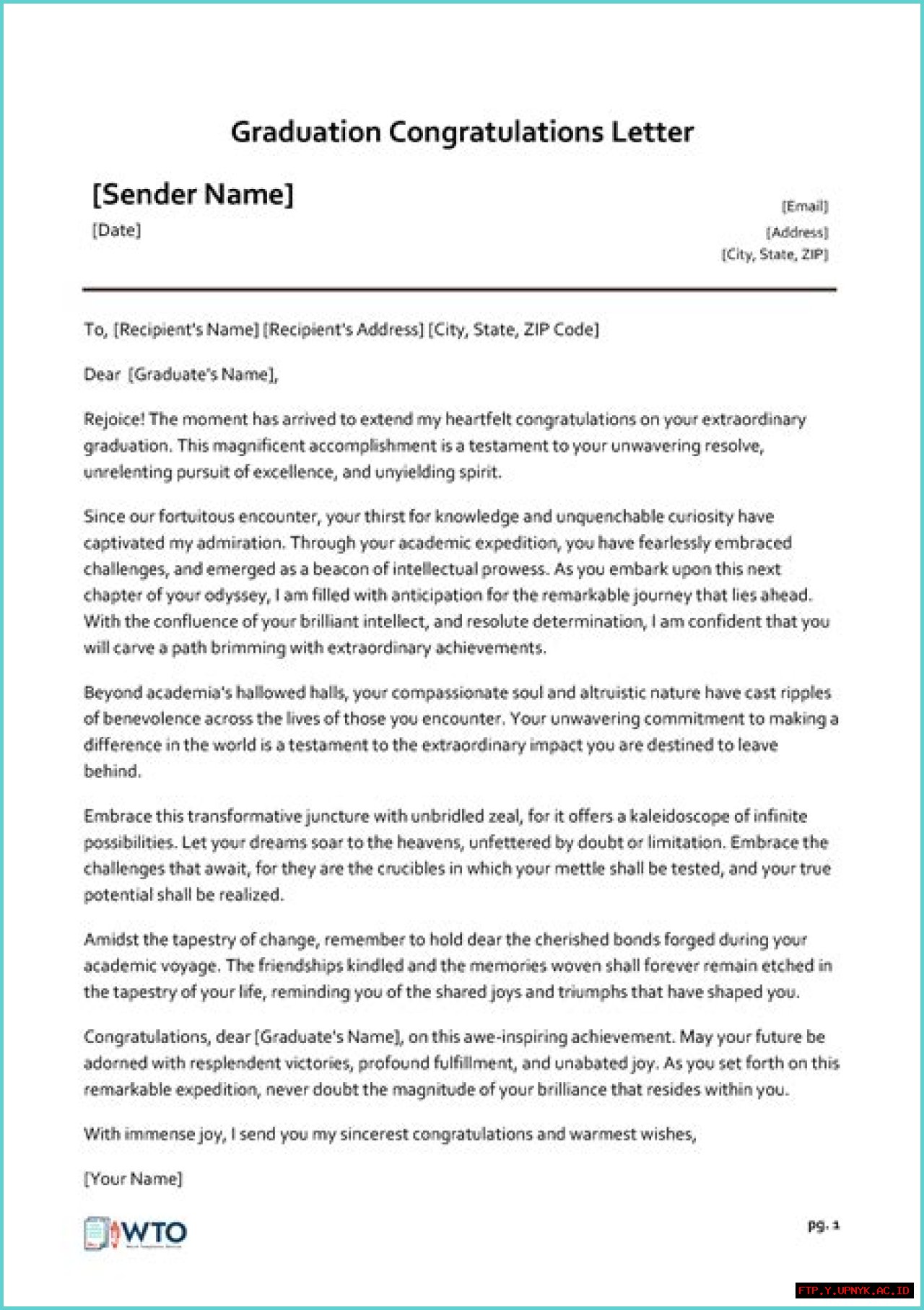The Ultimate Guide To Writing A Graduation Letter For Your Daughter: Expressing Pride And Joy