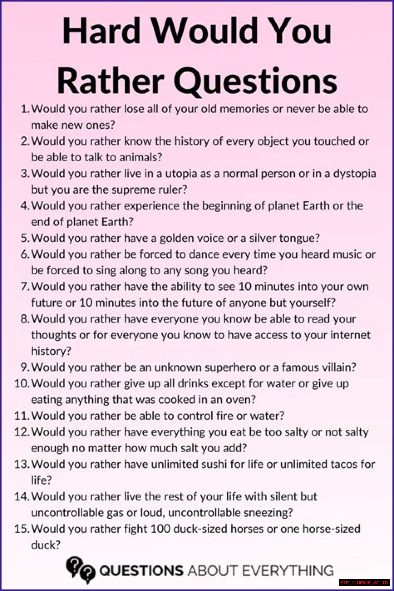 The Ultimate Test: The Most Difficult Would You Rather Questions That Will Challenge Your Limits