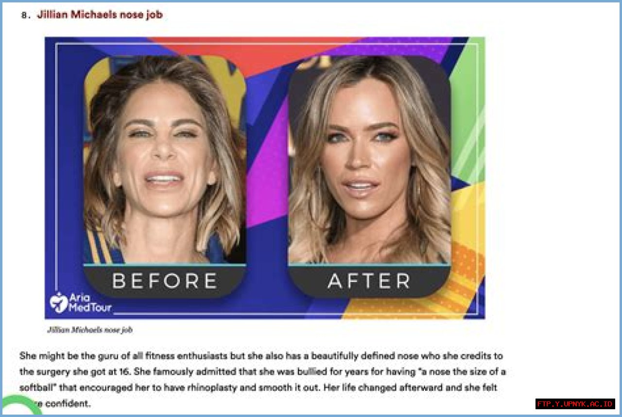 The Ultimate Truth Behind Jillian Michaels' Plastic Surgery Rumors