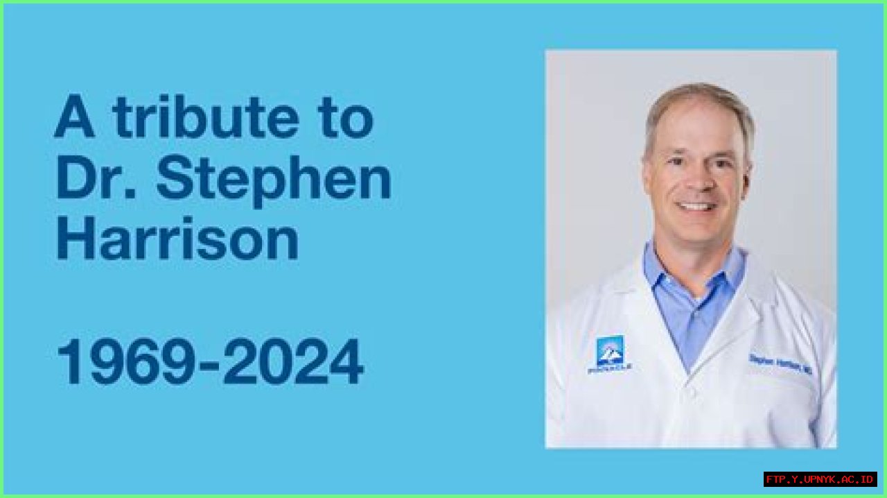 Tragic Loss: Unveiling The Cause Of Death For Dr. Stephen Harrison