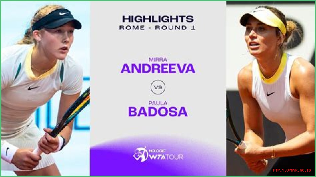 Ultimate Tennis Rivalry: Mirra Andreeva Vs Paula Badosa