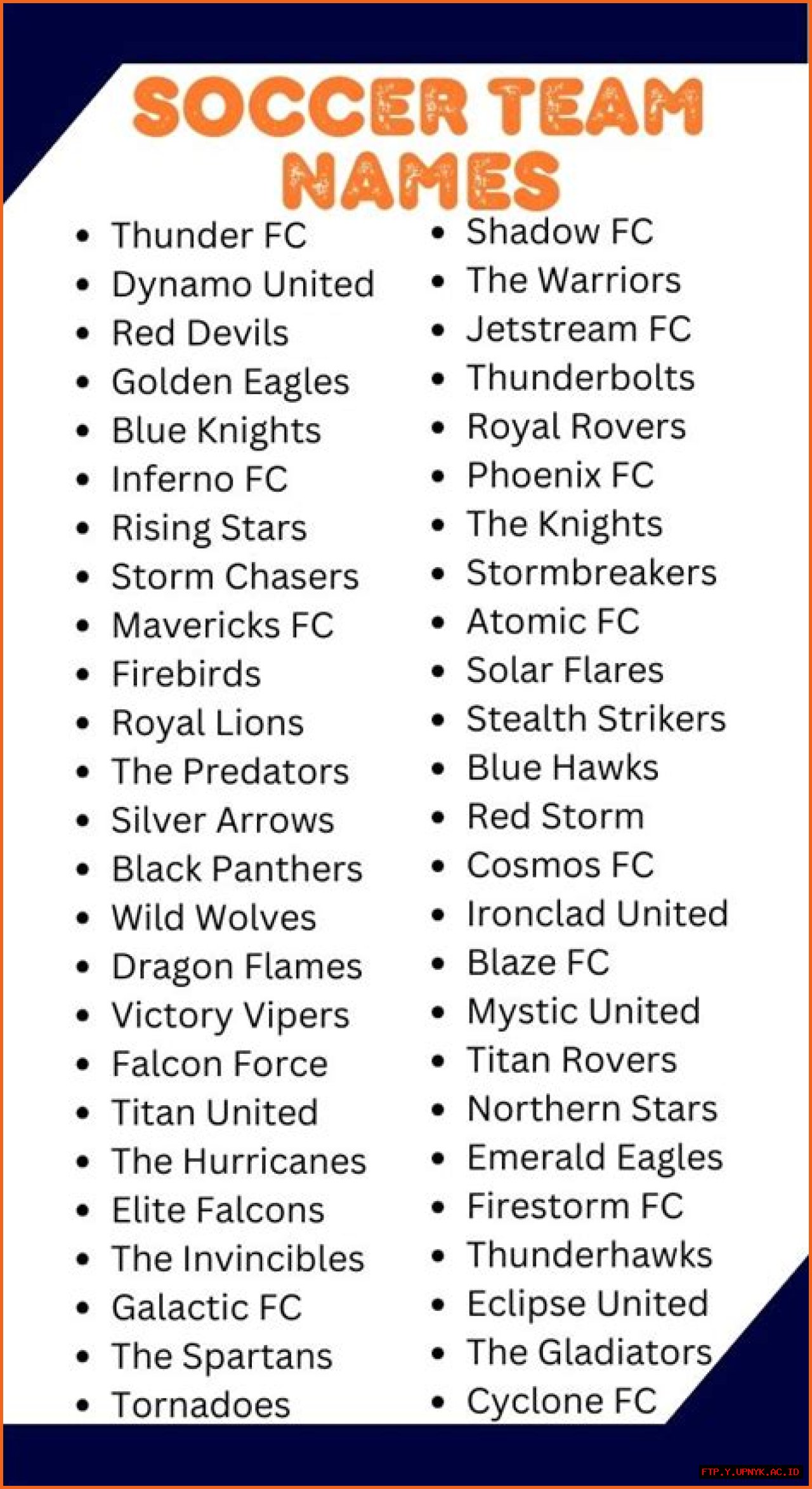 Unconventional Boy Soccer Team Names For The Spirited And Determined