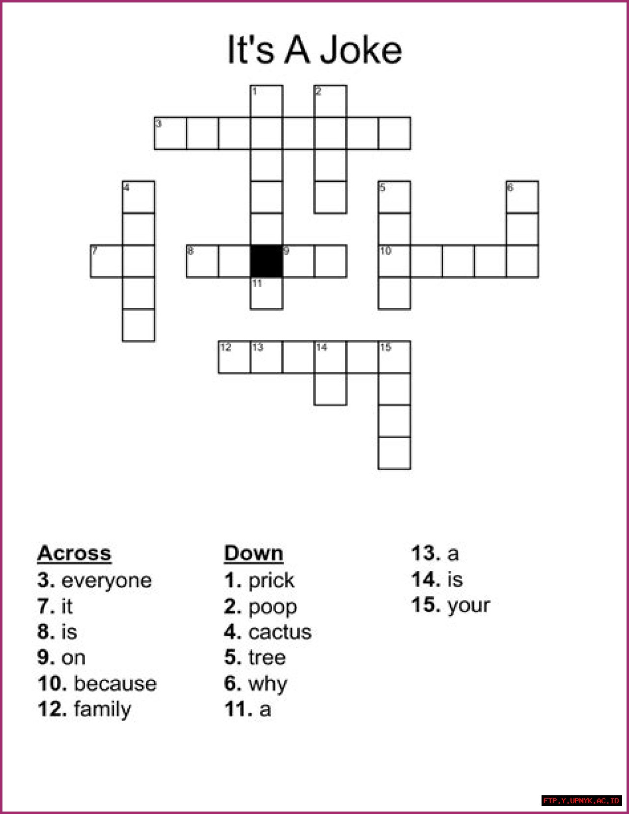 Uncovering The Humor: The Ultimate Guide To 'It's A Joke' Crossword Clues