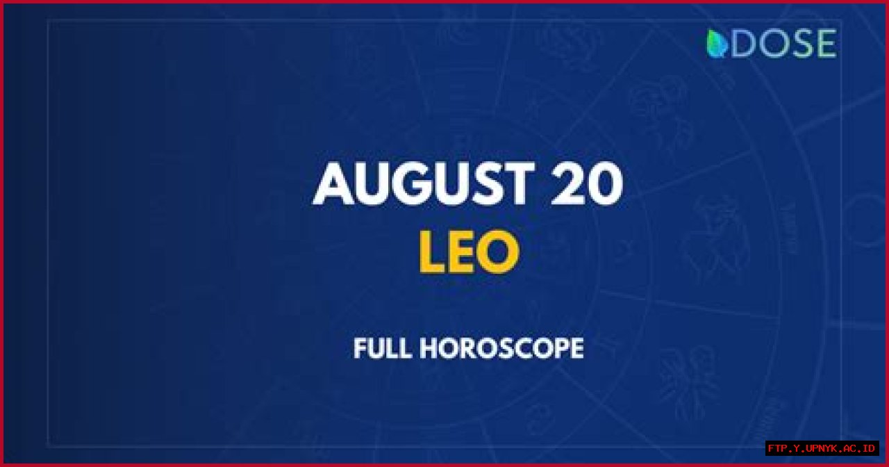 Understanding The August 20th Zodiac: Traits, Compatibility, And More